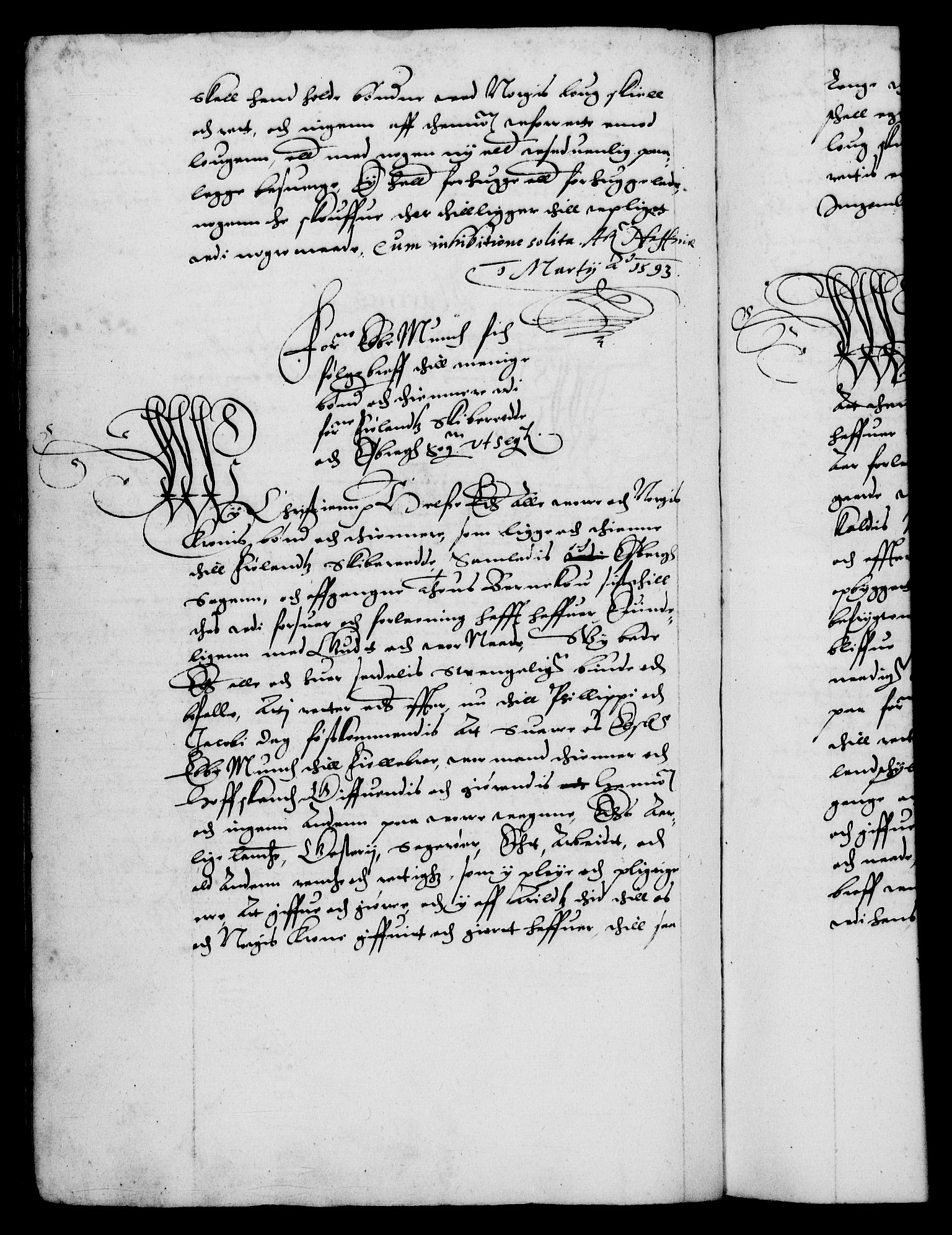 Danske Kanselli 1572-1799, RA/EA-3023/F/Fc/Fca/Fcaa/L0002: Norske registre (mikrofilm), 1588-1596, s. 178b