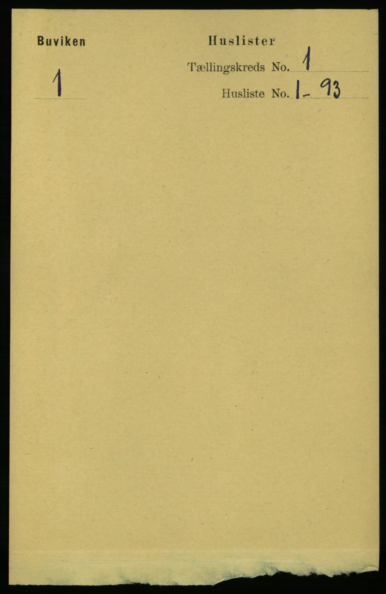 RA, Folketelling 1891 for 1656 Buvik herred, 1891, s. 11