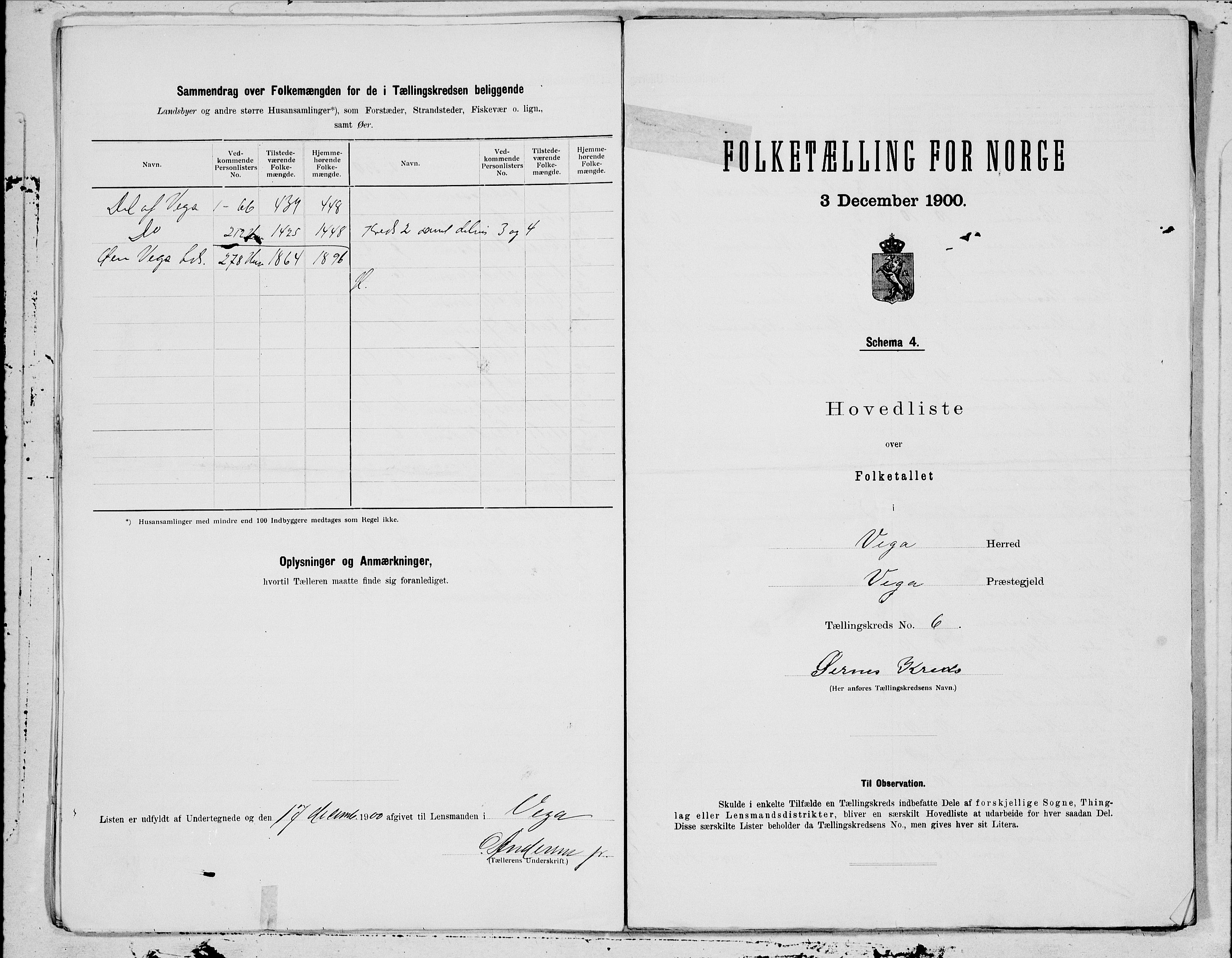 SAT, Folketelling 1900 for 1815 Vega herred, 1900, s. 14