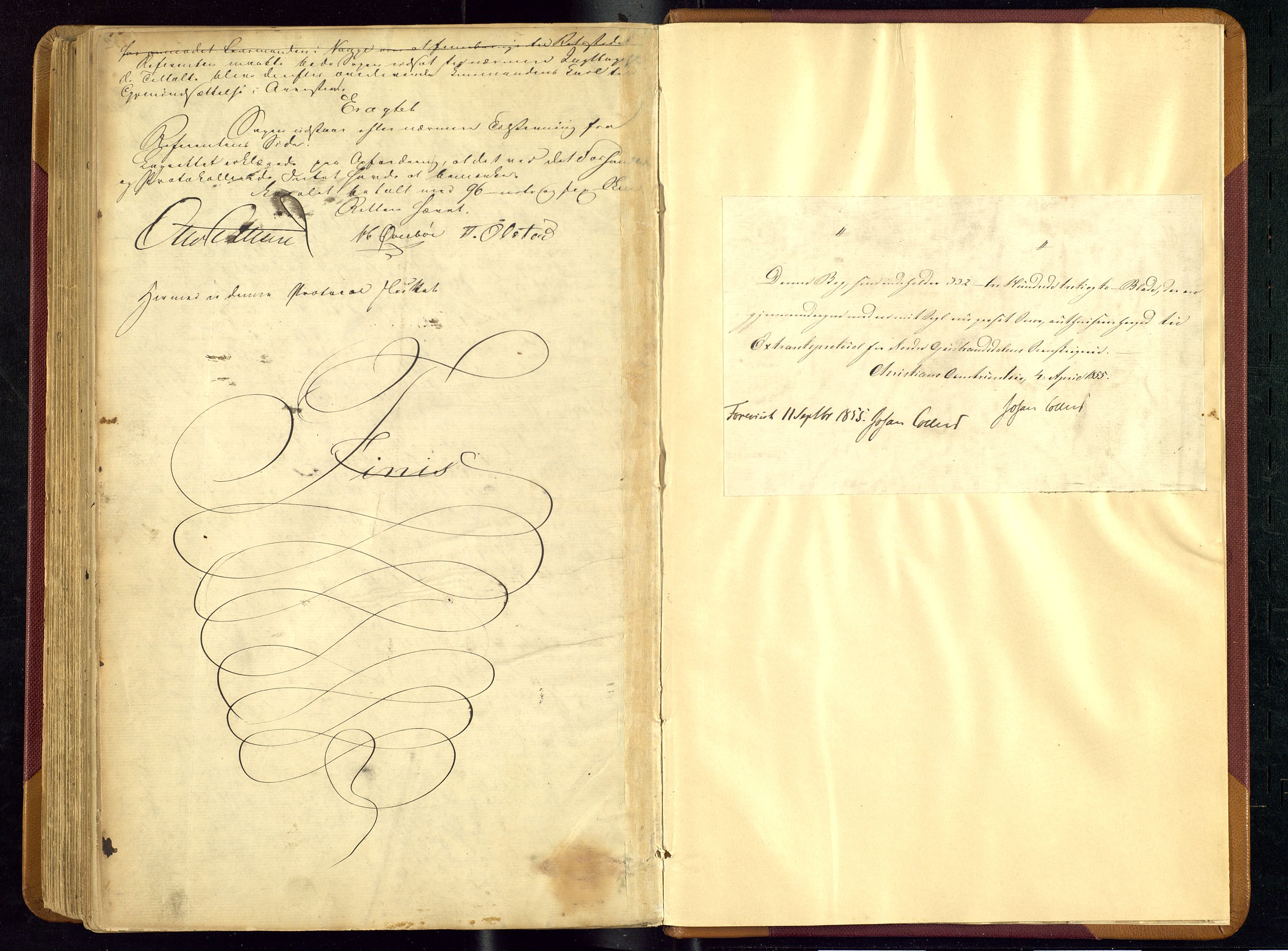 Nord-Gudbrandsdal tingrett, SAH/TING-002/G/Gc/Gca/L0008: Ekstrarettsprotokoll, 1855-1863