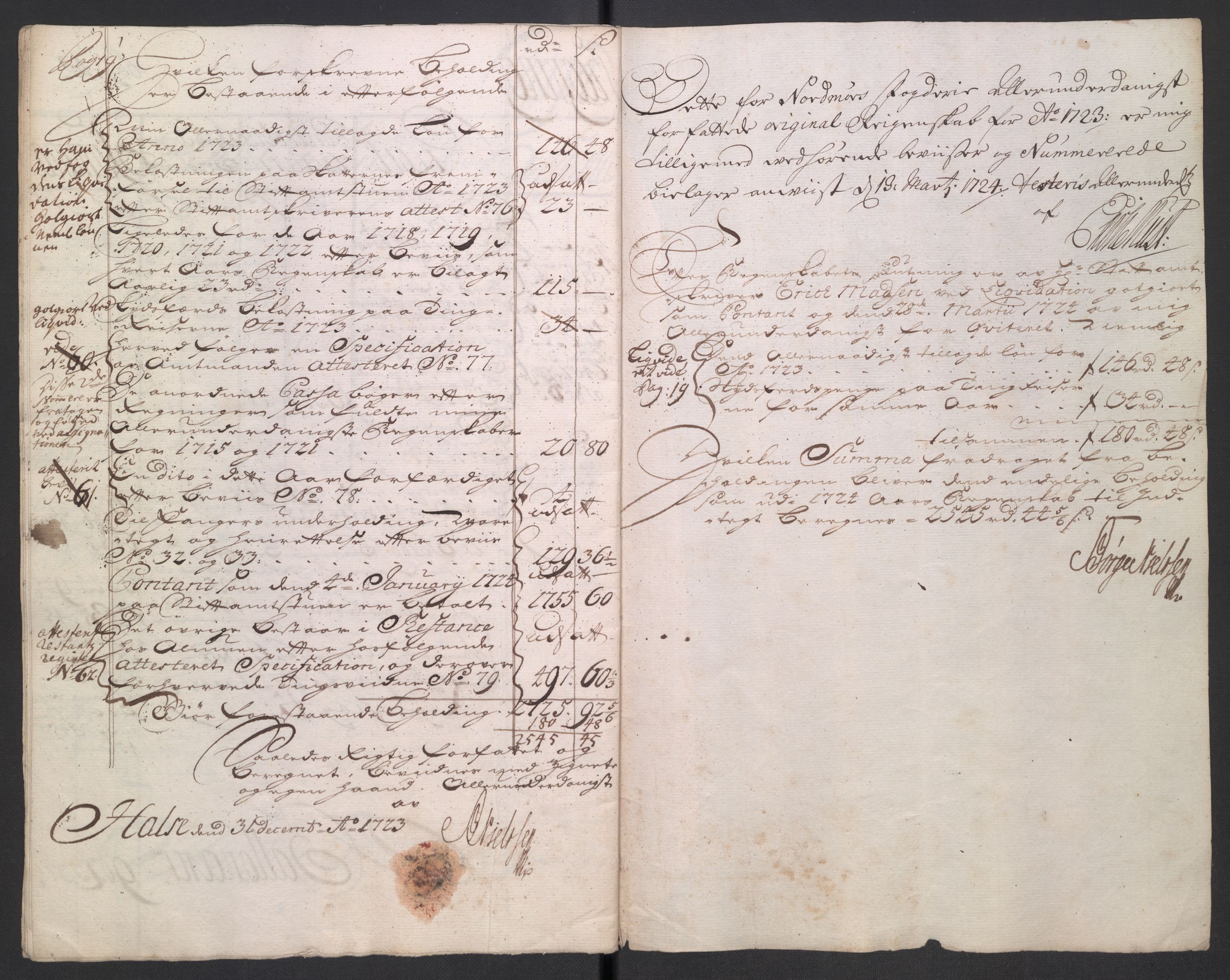 Rentekammeret inntil 1814, Reviderte regnskaper, Fogderegnskap, AV/RA-EA-4092/R56/L3756: Fogderegnskap Nordmøre, 1723, s. 12