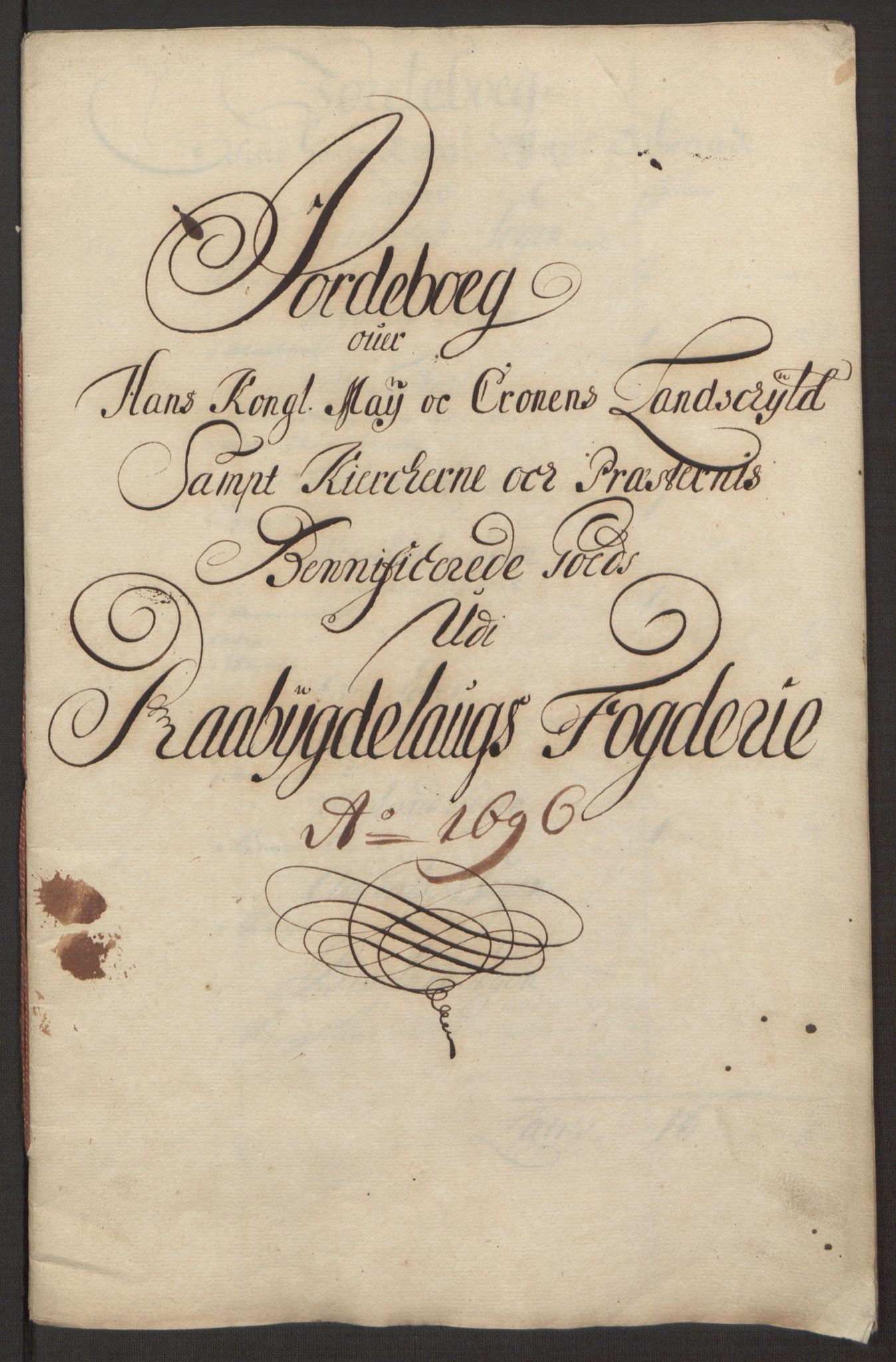 Rentekammeret inntil 1814, Reviderte regnskaper, Fogderegnskap, RA/EA-4092/R40/L2444: Fogderegnskap Råbyggelag, 1693-1696, s. 304