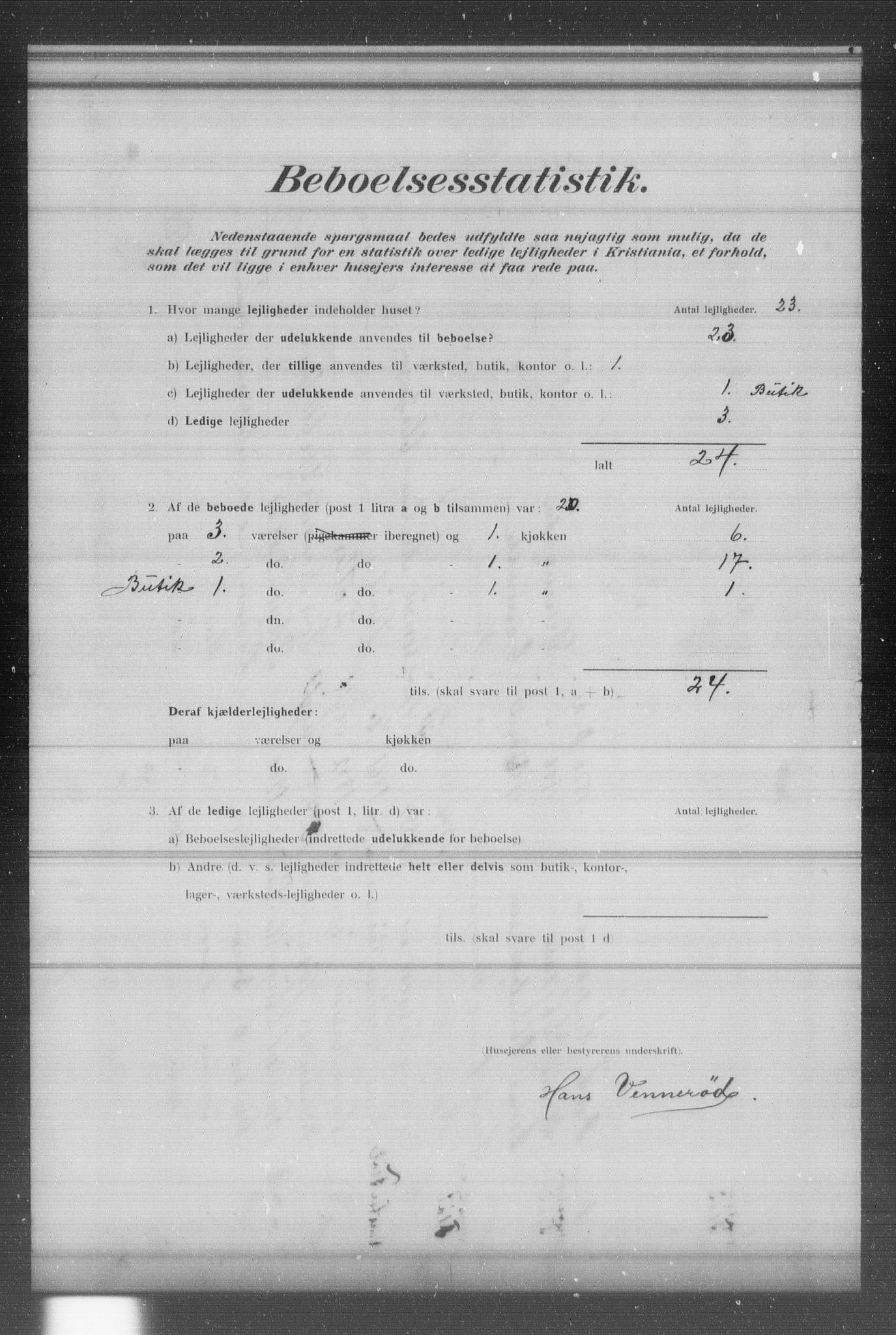 OBA, Kommunal folketelling 31.12.1902 for Kristiania kjøpstad, 1902, s. 13298