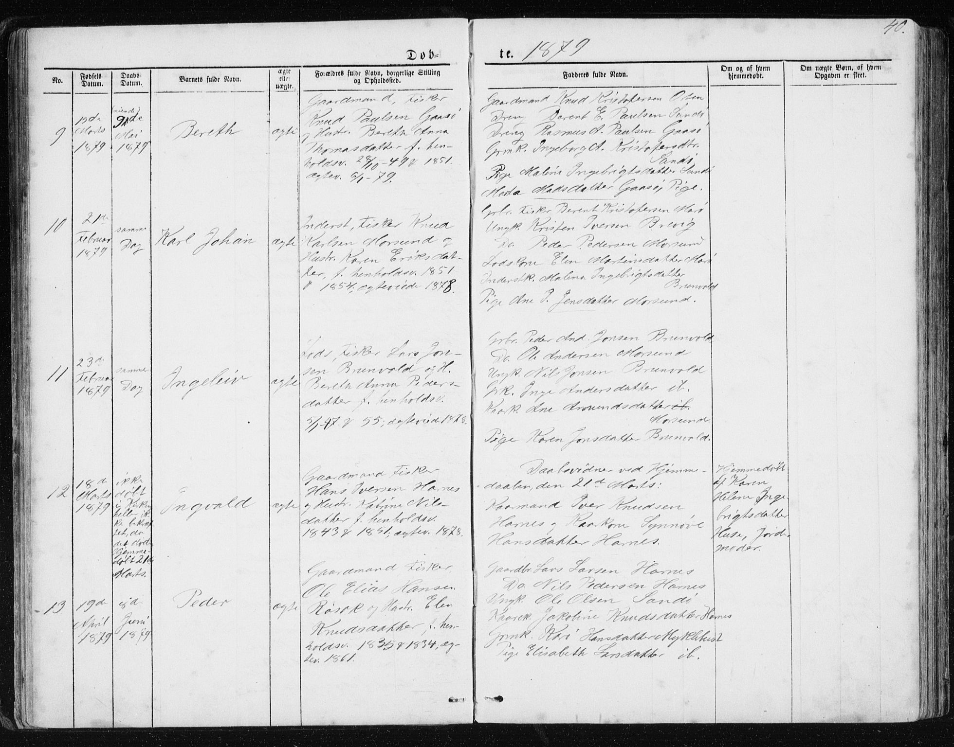 Ministerialprotokoller, klokkerbøker og fødselsregistre - Møre og Romsdal, AV/SAT-A-1454/561/L0732: Klokkerbok nr. 561C02, 1867-1900, s. 40