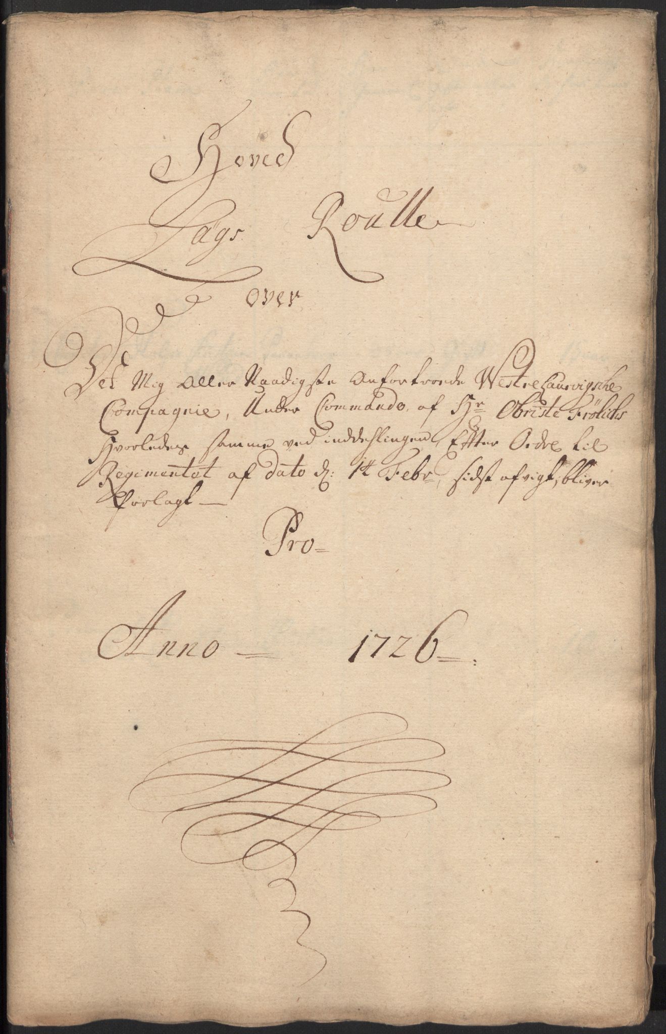 Rentekammeret inntil 1814, Realistisk ordnet avdeling, AV/RA-EA-4070/Ki/L0015: [S14]: Hovedlegdsruller, 1726, s. 64