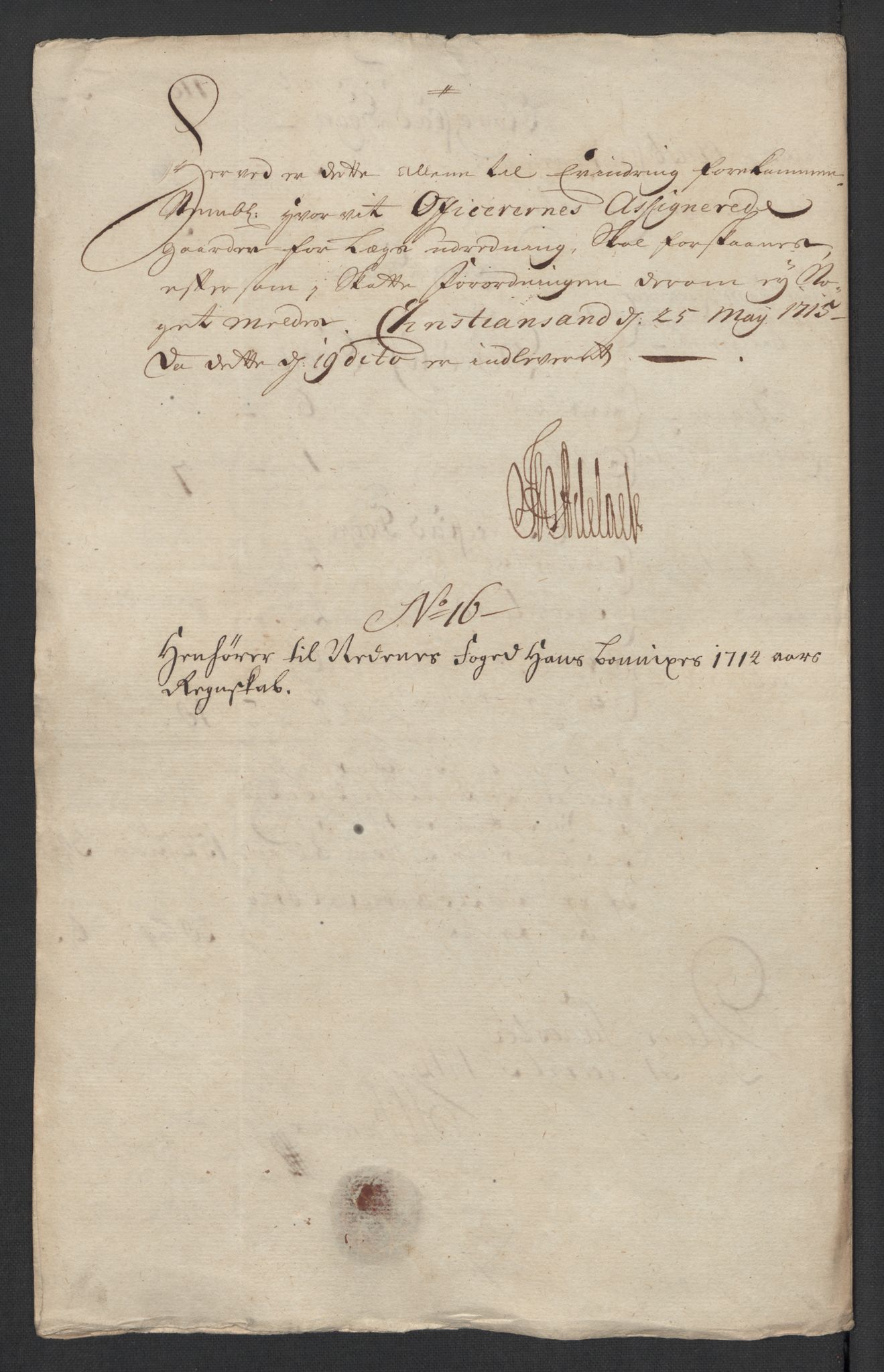 Rentekammeret inntil 1814, Reviderte regnskaper, Fogderegnskap, AV/RA-EA-4092/R39/L2321: Fogderegnskap Nedenes, 1713-1714, s. 306