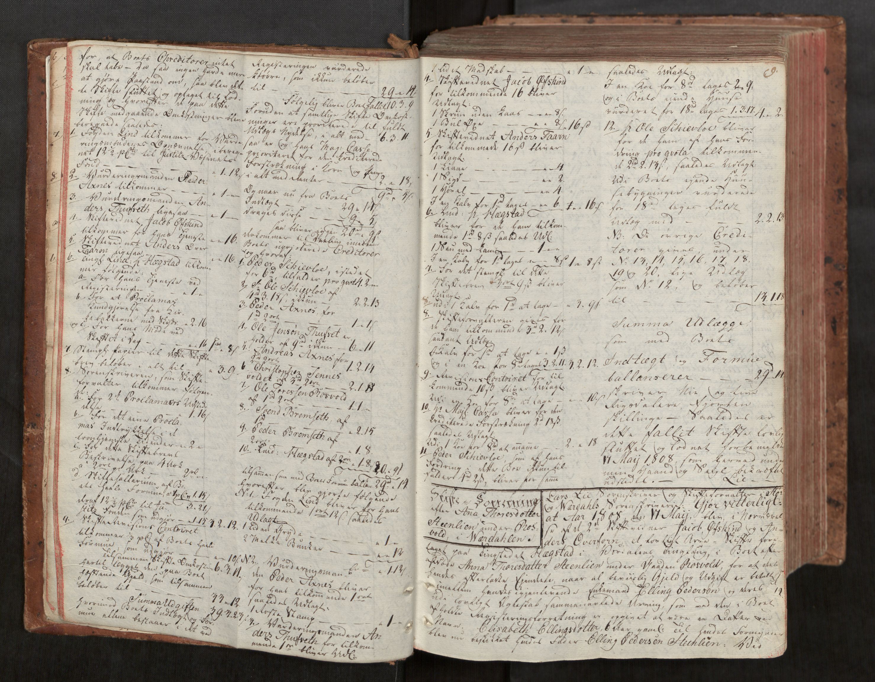 Stjør- og Verdal sorenskriveri, AV/SAT-A-4167/1/3/3A/L0024: Skifteprotokoll 19, 1808-1813, s. 9