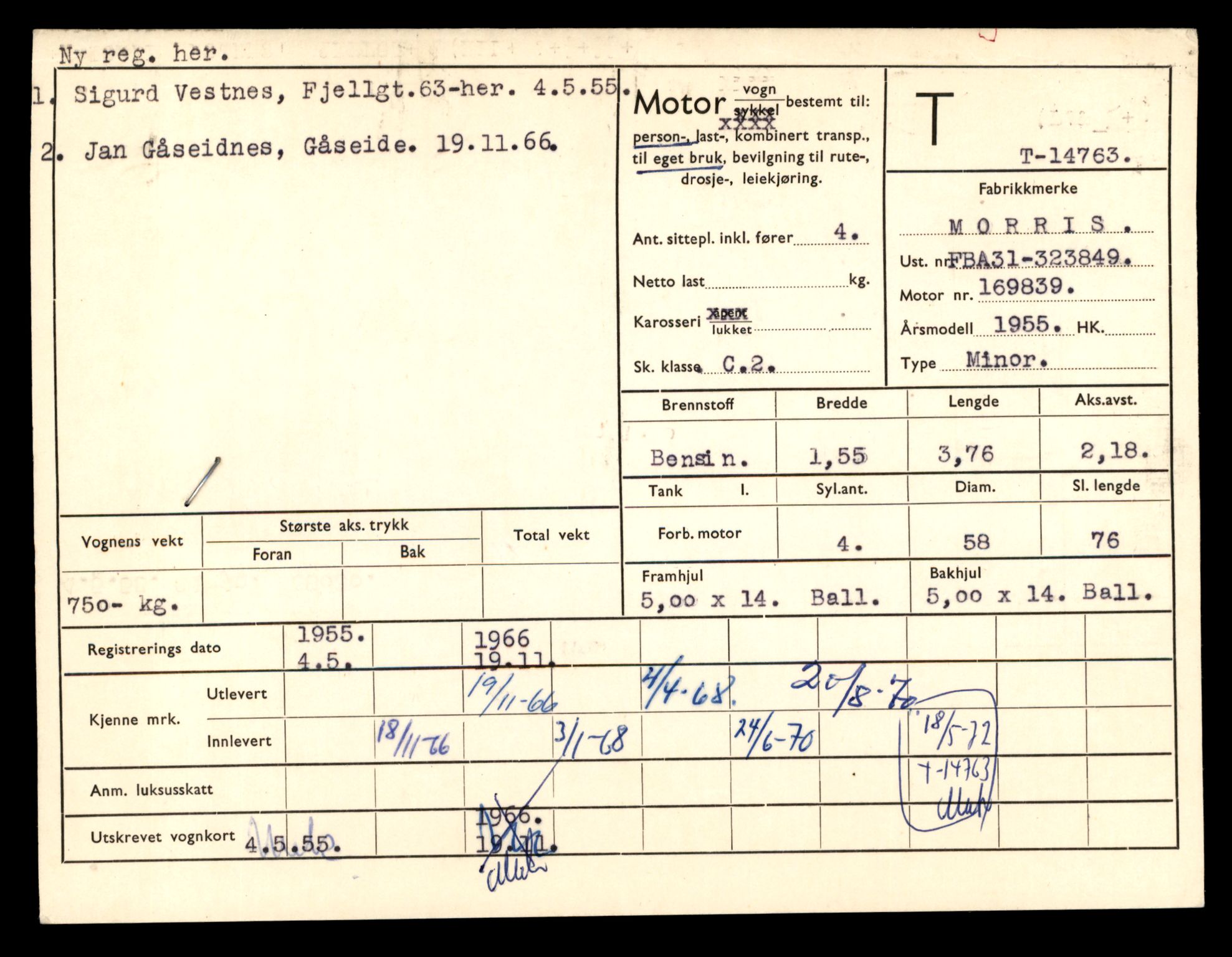 Møre og Romsdal vegkontor - Ålesund trafikkstasjon, AV/SAT-A-4099/F/Fe/L0048: Registreringskort for kjøretøy T 14721 - T 14863, 1927-1998, s. 852