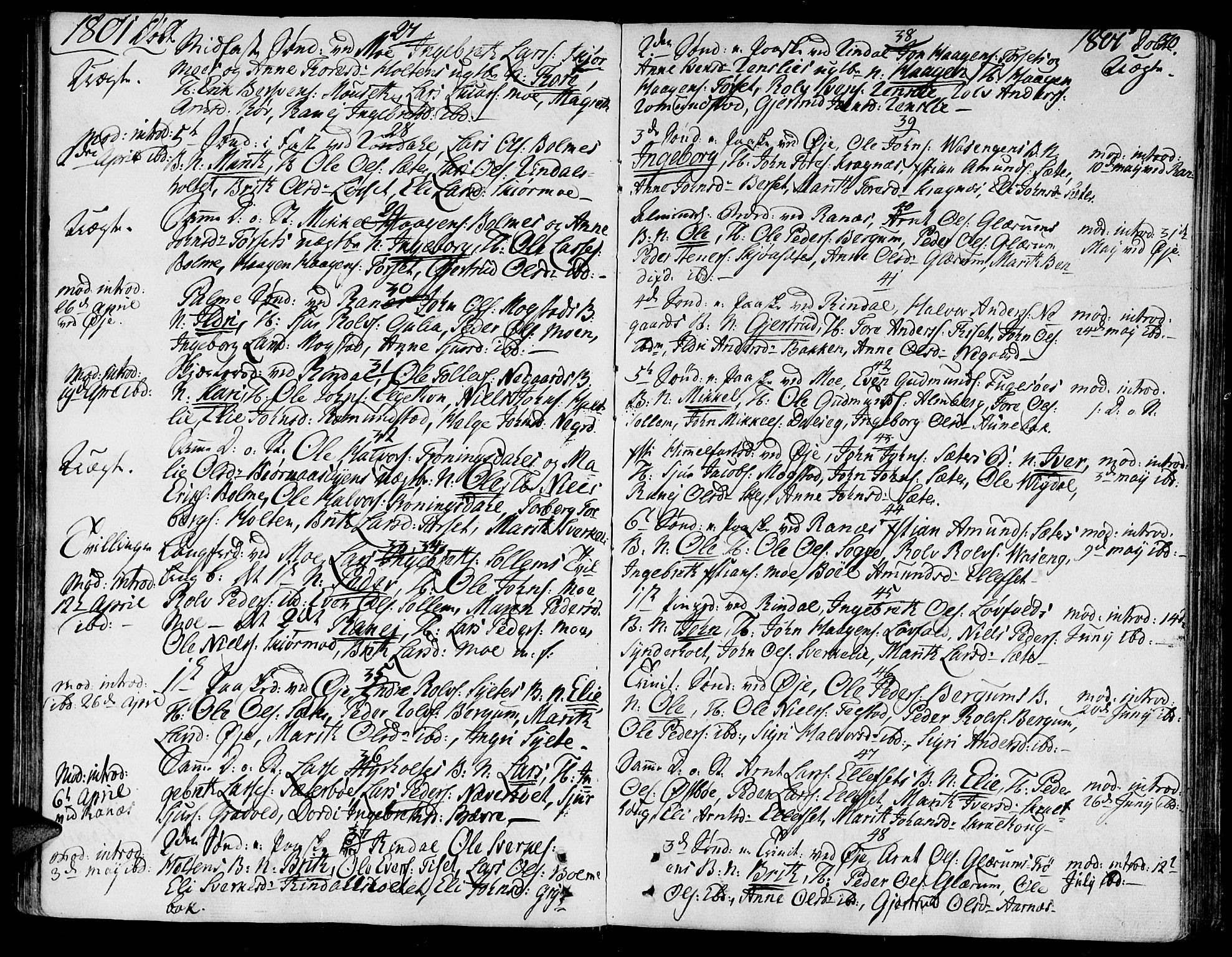 Ministerialprotokoller, klokkerbøker og fødselsregistre - Møre og Romsdal, AV/SAT-A-1454/595/L1040: Ministerialbok nr. 595A02, 1797-1819, s. 50