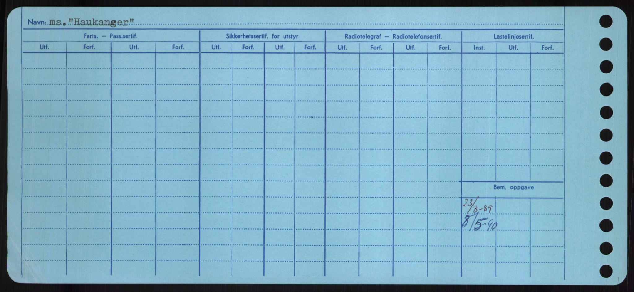 Sjøfartsdirektoratet med forløpere, Skipsmålingen, RA/S-1627/H/Hd/L0014: Fartøy, H-Havl, s. 424