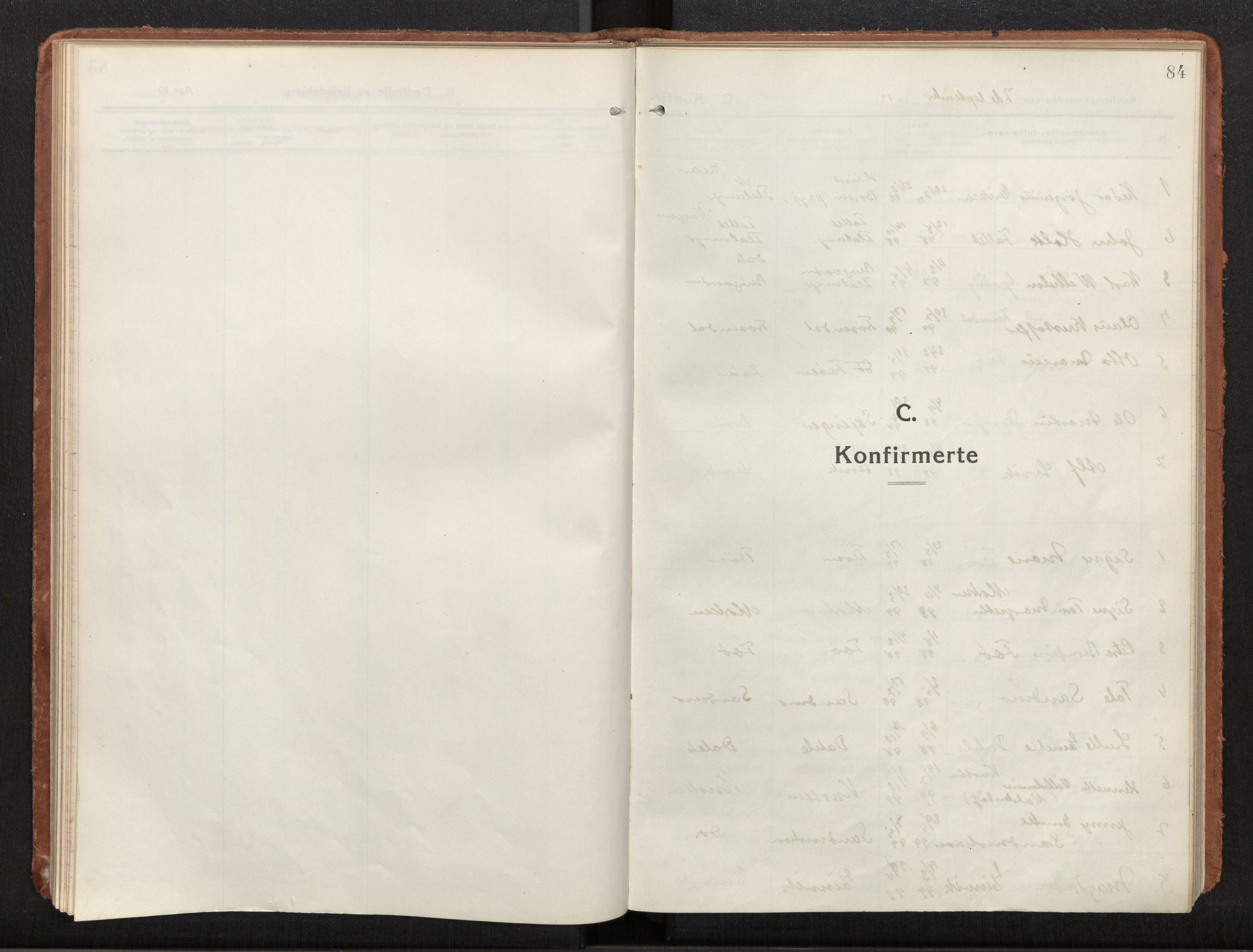 Ministerialprotokoller, klokkerbøker og fødselsregistre - Nord-Trøndelag, AV/SAT-A-1458/772/L0604: Ministerialbok nr. 772A02, 1913-1937, s. 84
