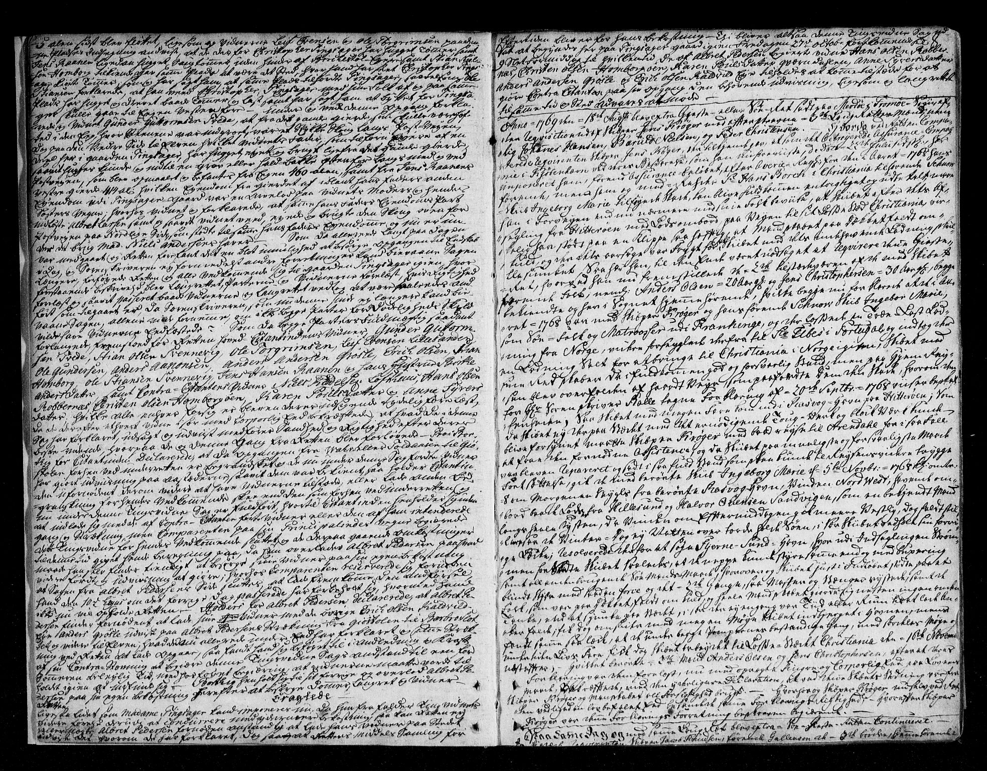 Nedenes sorenskriveri før 1824, SAK/1221-0007/F/Fa/L0033: Tingbok med register nr 28, 1769-1774, s. 7b-8a
