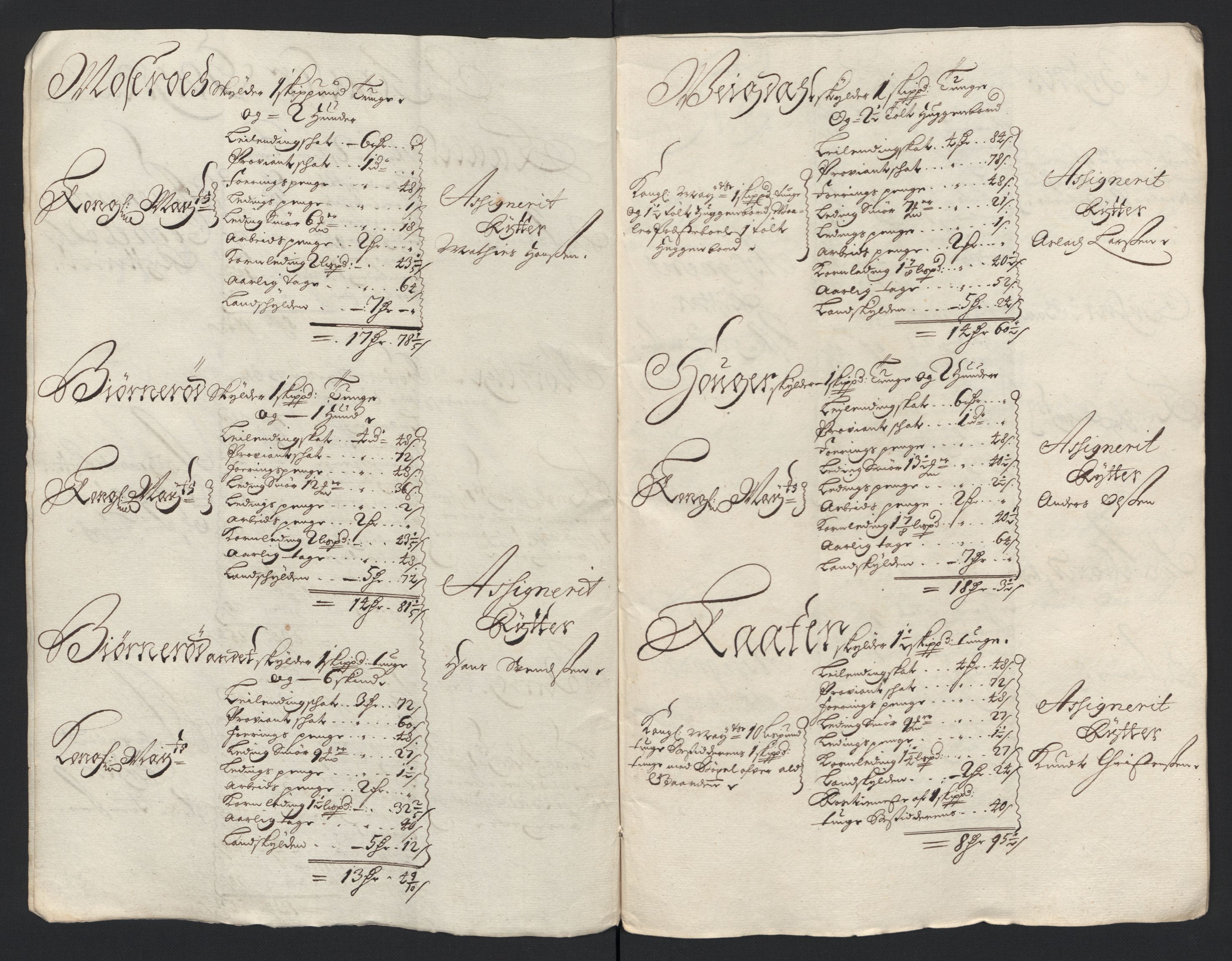 Rentekammeret inntil 1814, Reviderte regnskaper, Fogderegnskap, RA/EA-4092/R04/L0128: Fogderegnskap Moss, Onsøy, Tune, Veme og Åbygge, 1699, s. 95