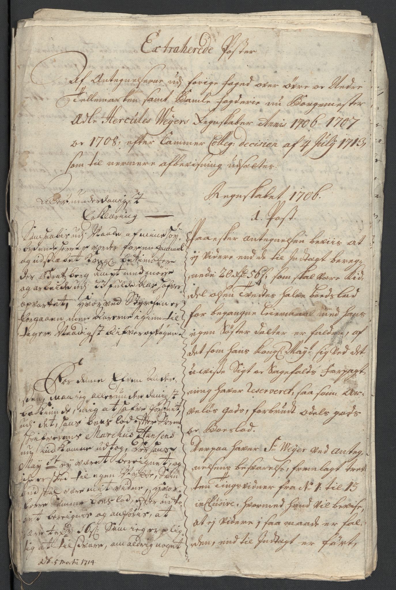 Rentekammeret inntil 1814, Reviderte regnskaper, Fogderegnskap, AV/RA-EA-4092/R36/L2118: Fogderegnskap Øvre og Nedre Telemark og Bamble, 1708-1709, s. 406
