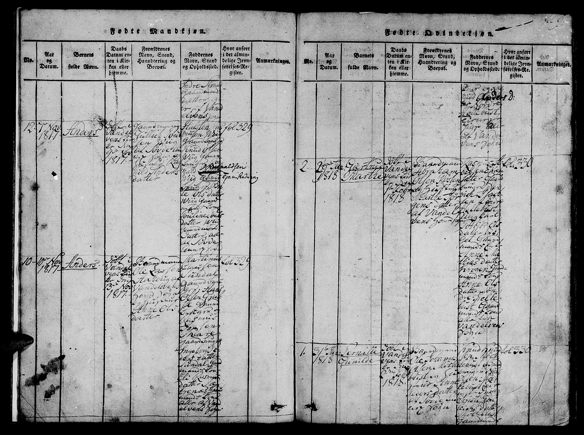 Ministerialprotokoller, klokkerbøker og fødselsregistre - Møre og Romsdal, AV/SAT-A-1454/501/L0004: Ministerialbok nr. 501A04, 1816-1831, s. 9