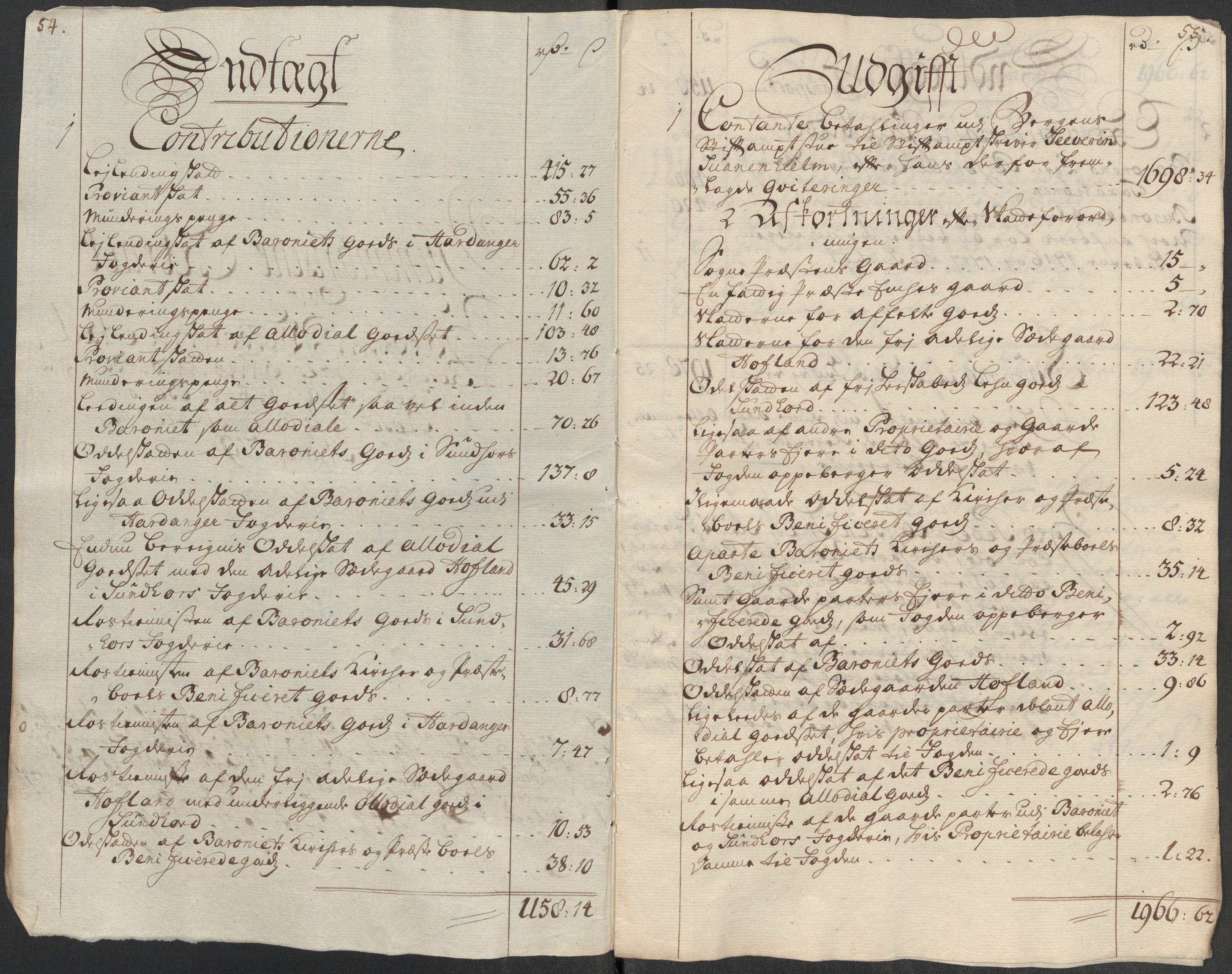 Rentekammeret inntil 1814, Reviderte regnskaper, Fogderegnskap, RA/EA-4092/R49/L3140: Fogderegnskap Rosendal Baroni, 1718-1720, s. 107