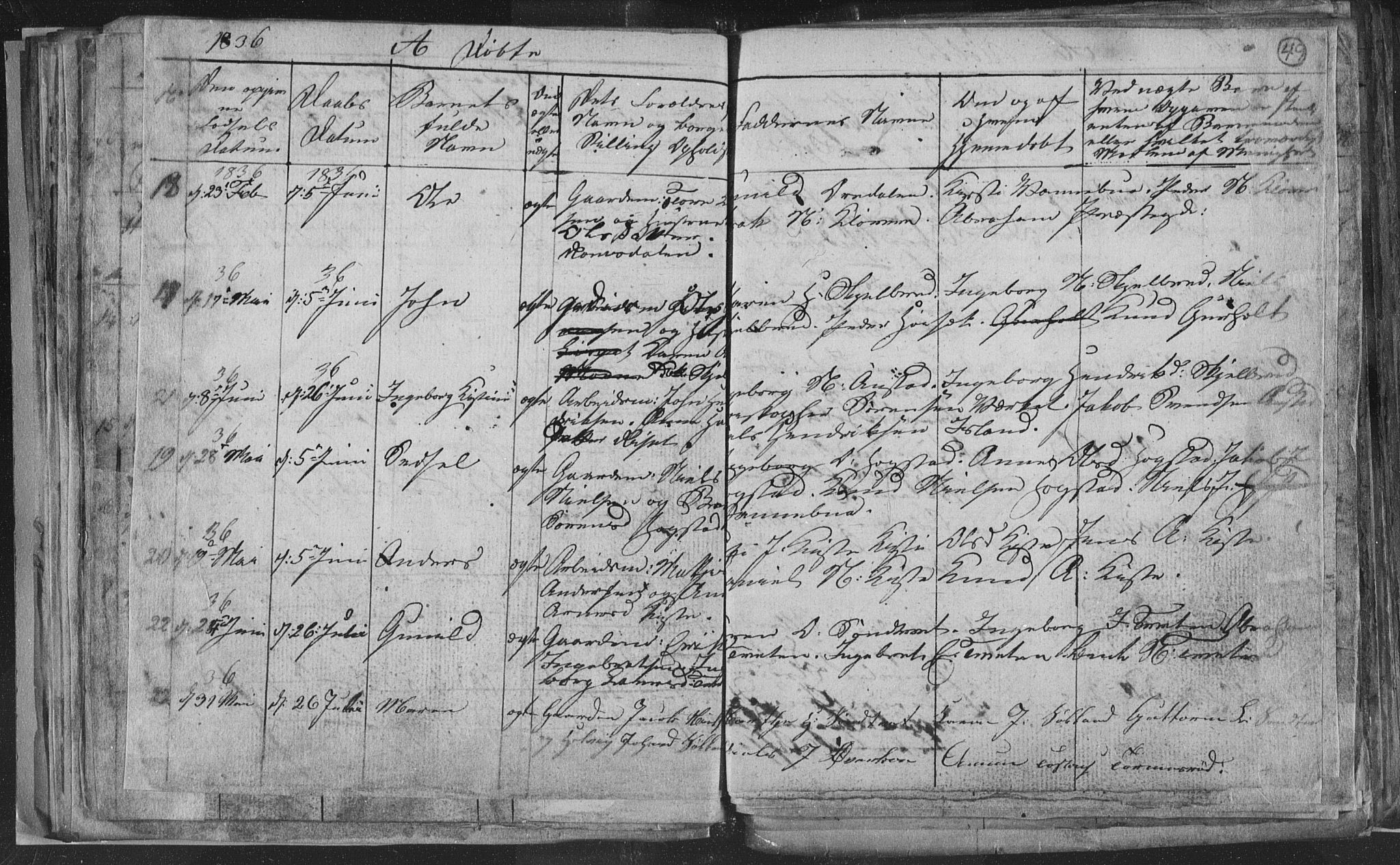 Siljan kirkebøker, AV/SAKO-A-300/G/Ga/L0001: Klokkerbok nr. 1, 1827-1847, s. 49