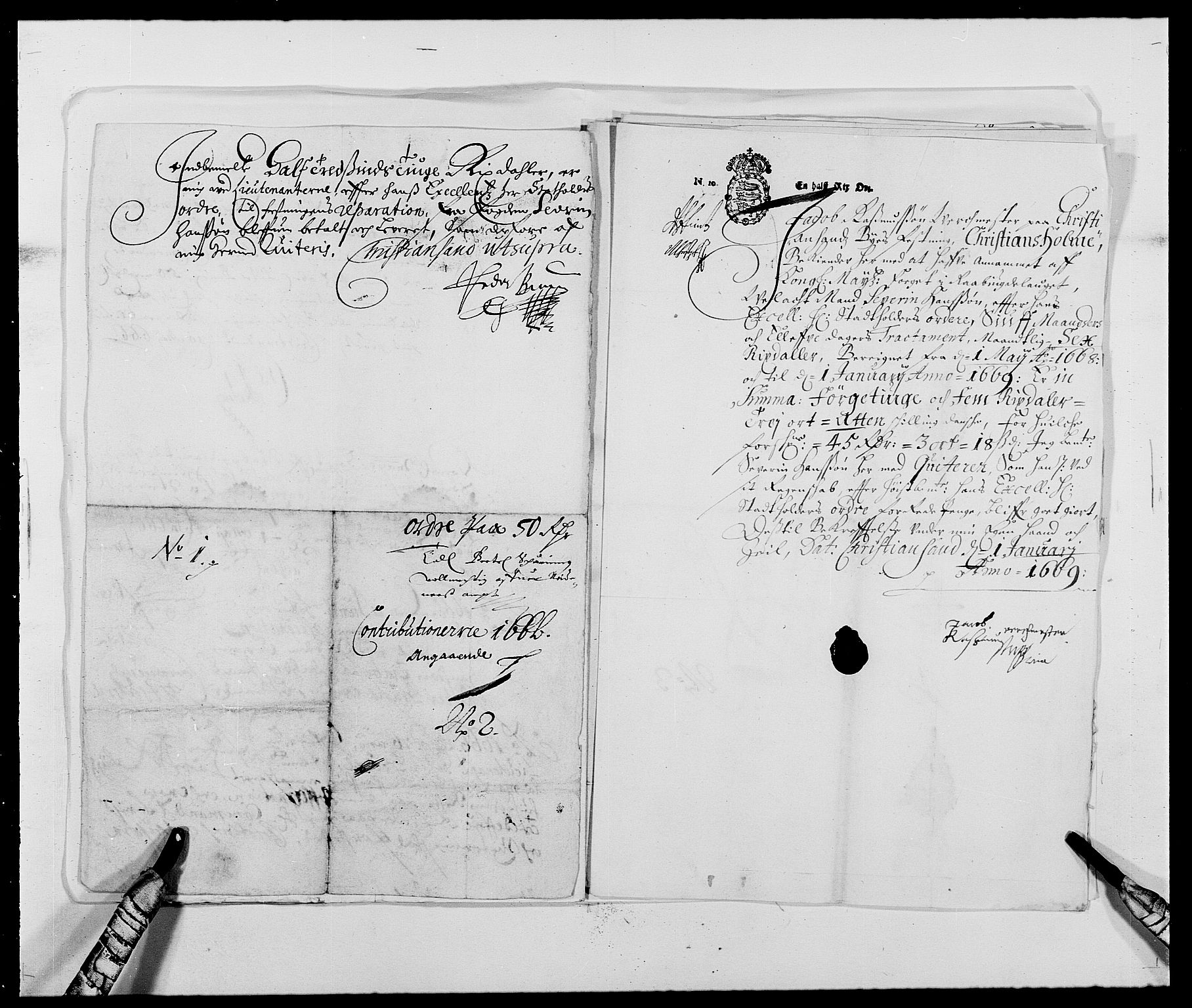 Rentekammeret inntil 1814, Reviderte regnskaper, Fogderegnskap, AV/RA-EA-4092/R40/L2431: Fogderegnskap Råbyggelag, 1664-1668, s. 350