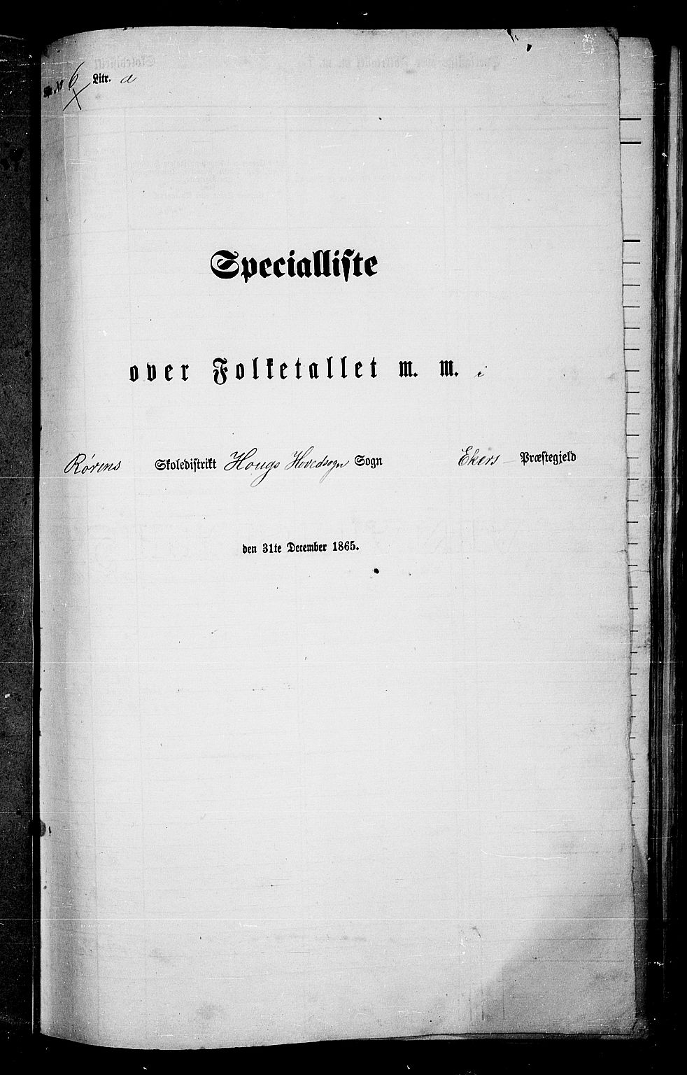 RA, Folketelling 1865 for 0624P Eiker prestegjeld, 1865, s. 104