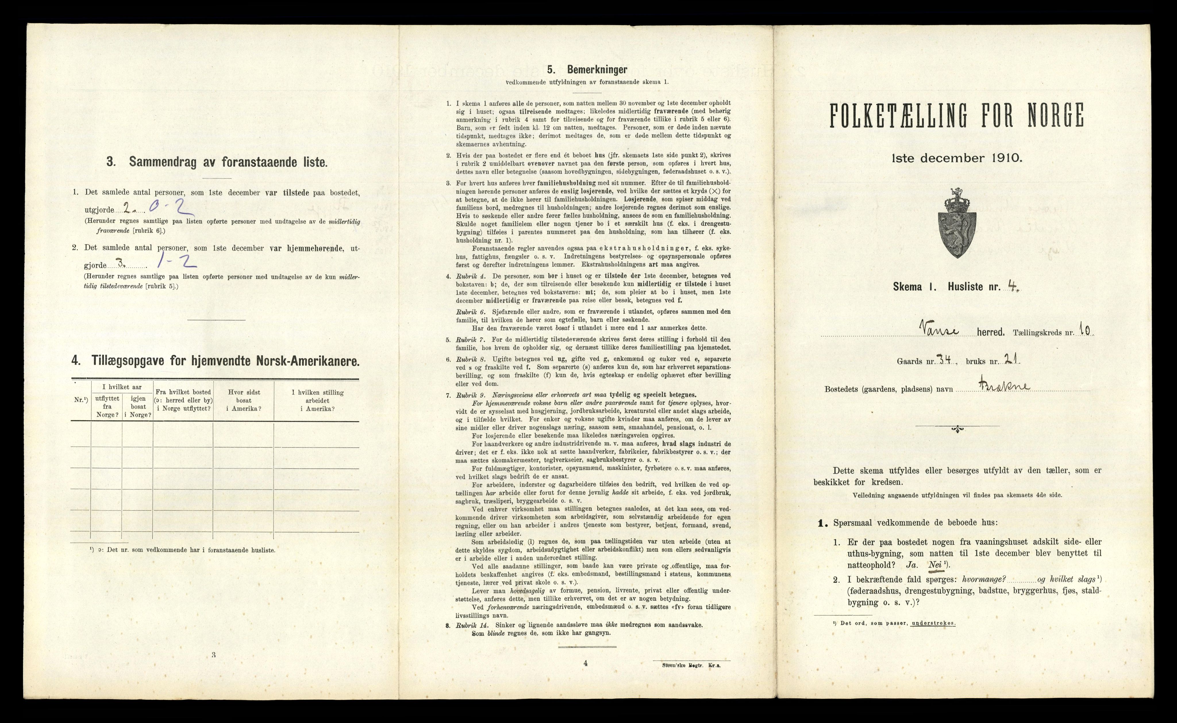 RA, Folketelling 1910 for 1041 Vanse herred, 1910, s. 1529