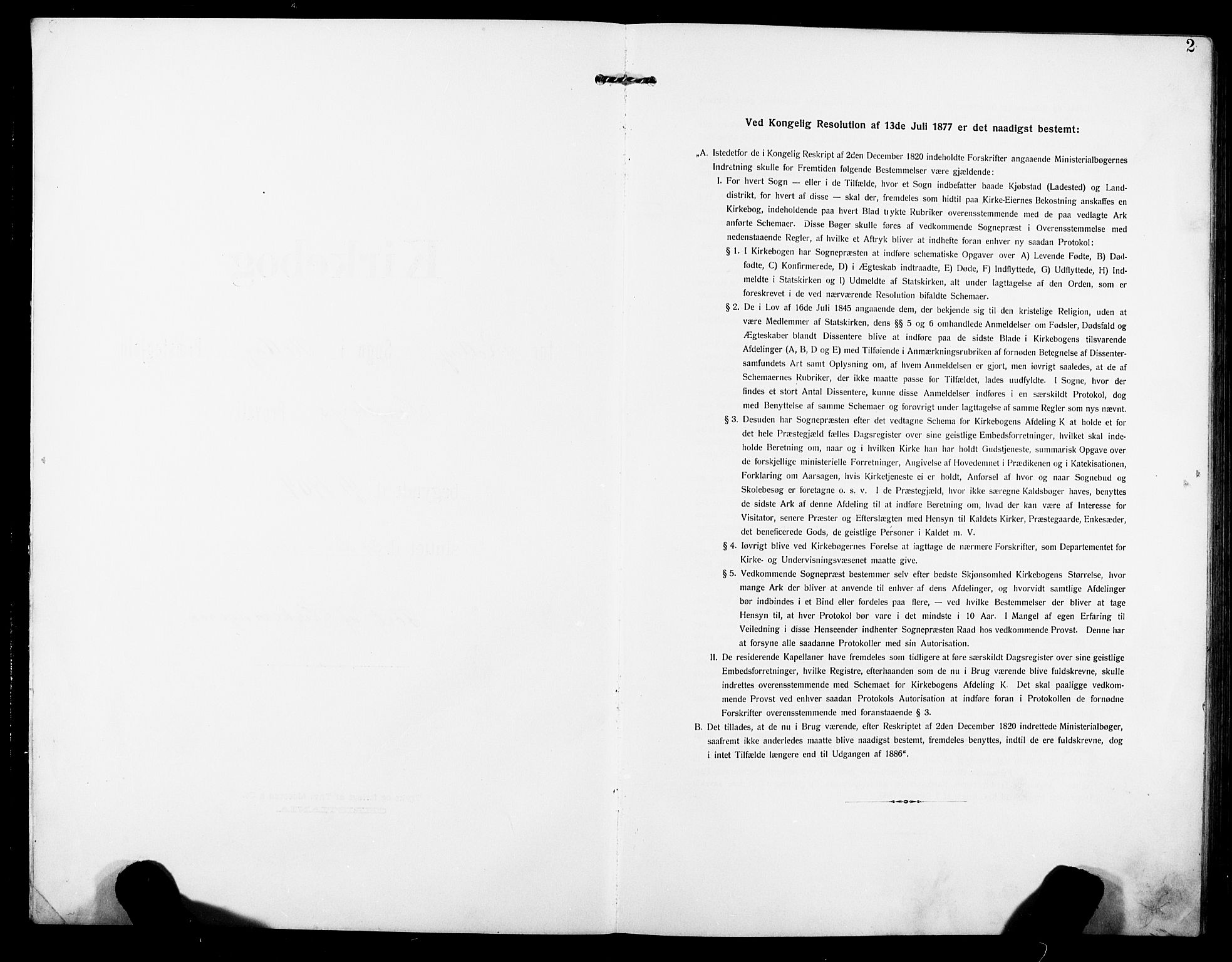Rollag kirkebøker, SAKO/A-240/G/Ga/L0005: Klokkerbok nr. I 5, 1904-1932, s. 2