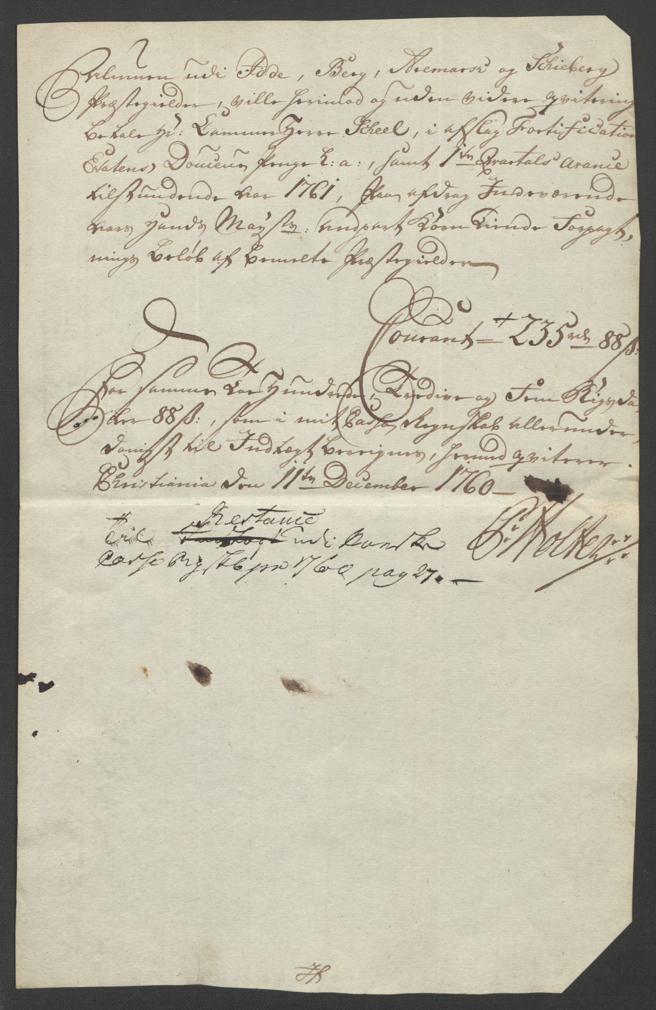 Rentekammeret inntil 1814, Reviderte regnskaper, Fogderegnskap, AV/RA-EA-4092/R01/L0097: Ekstraskatten Idd og Marker, 1756-1767, s. 360