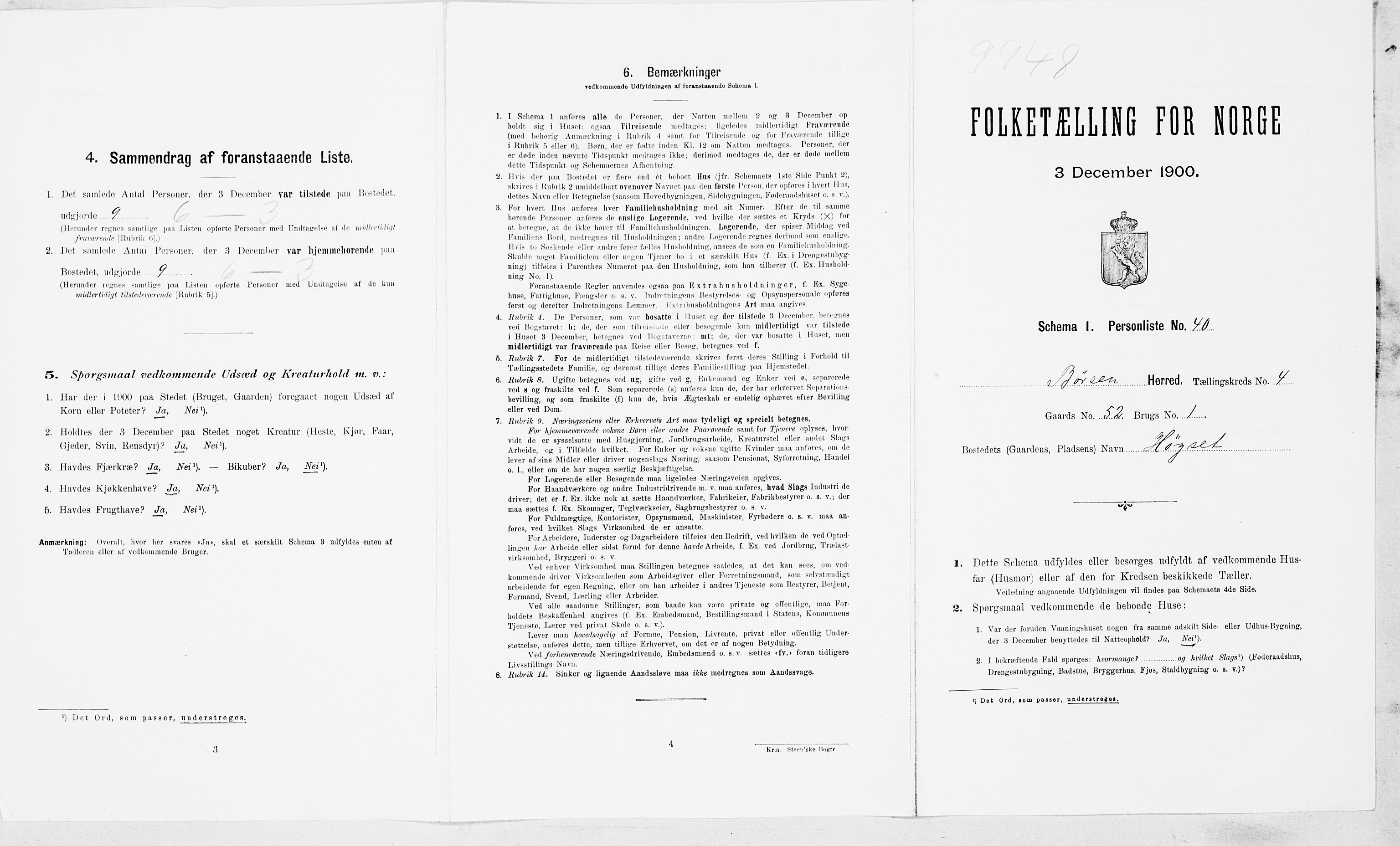 SAT, Folketelling 1900 for 1658 Børsa herred, 1900, s. 466