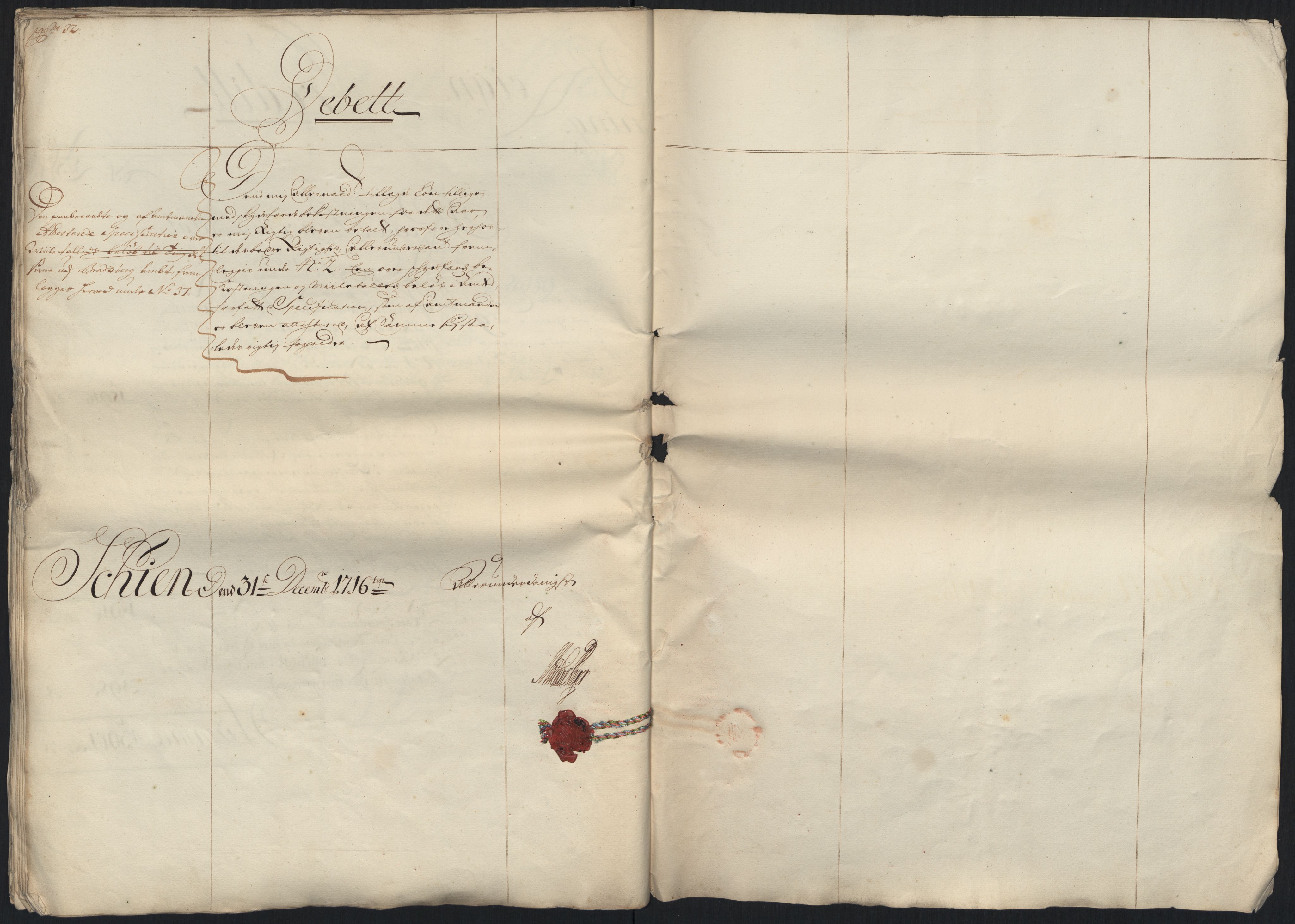 Rentekammeret inntil 1814, Reviderte regnskaper, Fogderegnskap, AV/RA-EA-4092/R36/L2128: Fogderegnskap Øvre og Nedre Telemark og Bamble, 1716, s. 19