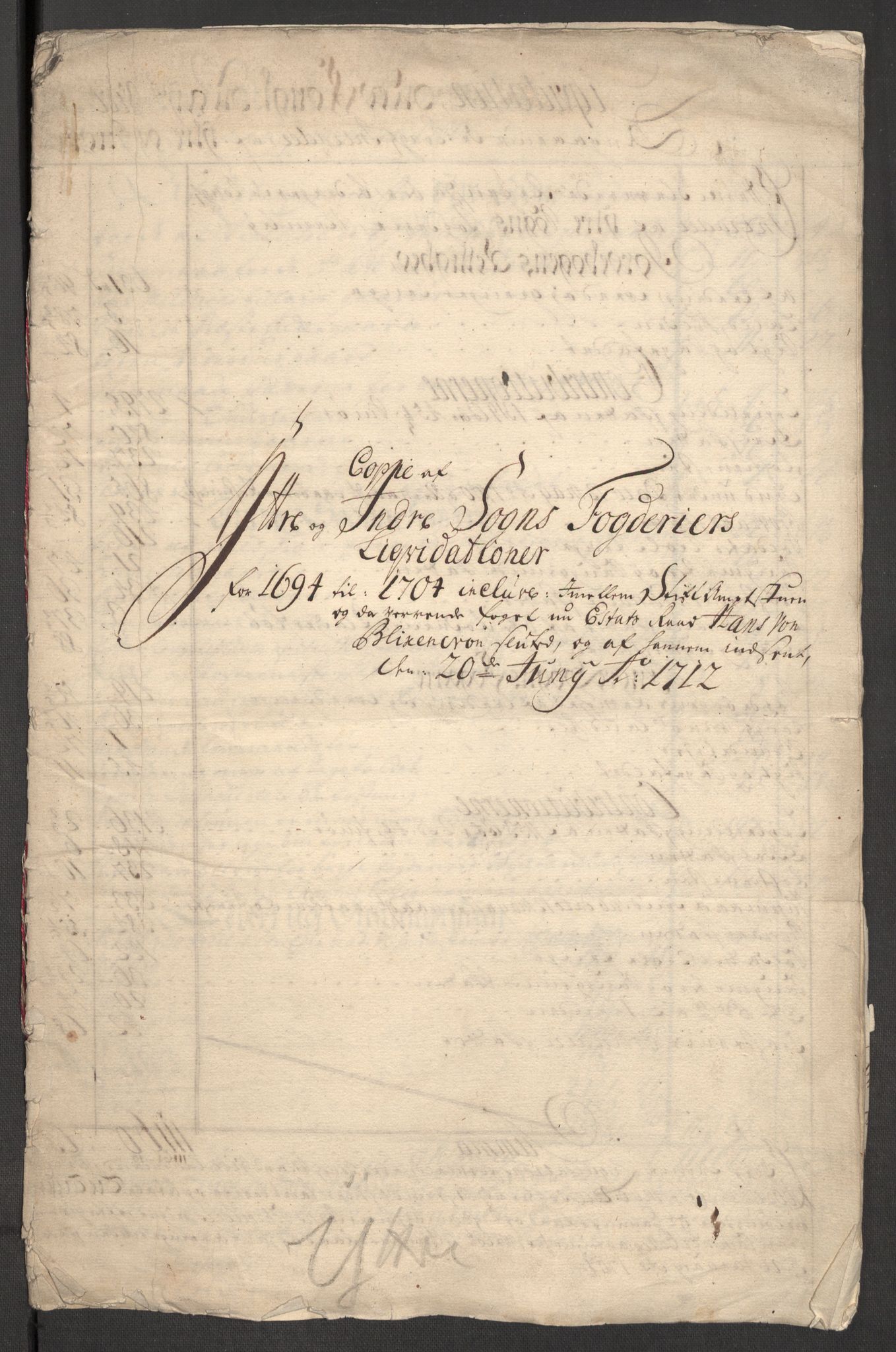 Rentekammeret inntil 1814, Reviderte regnskaper, Fogderegnskap, AV/RA-EA-4092/R52/L3313: Fogderegnskap Sogn, 1703-1704, s. 504