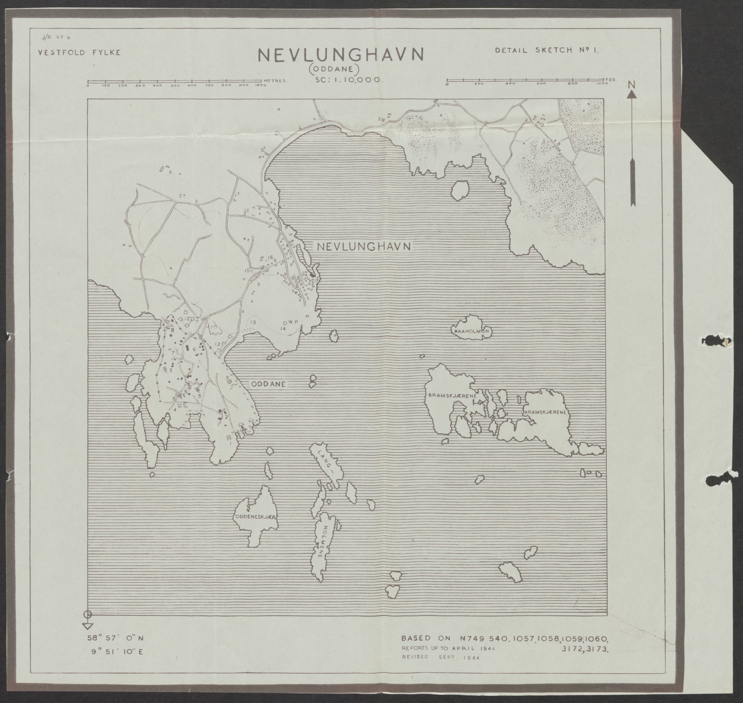 Forsvaret, Forsvarets overkommando II, RA/RAFA-3915/D/Dd/L0024: Vestfold, 1943-1945, s. 57