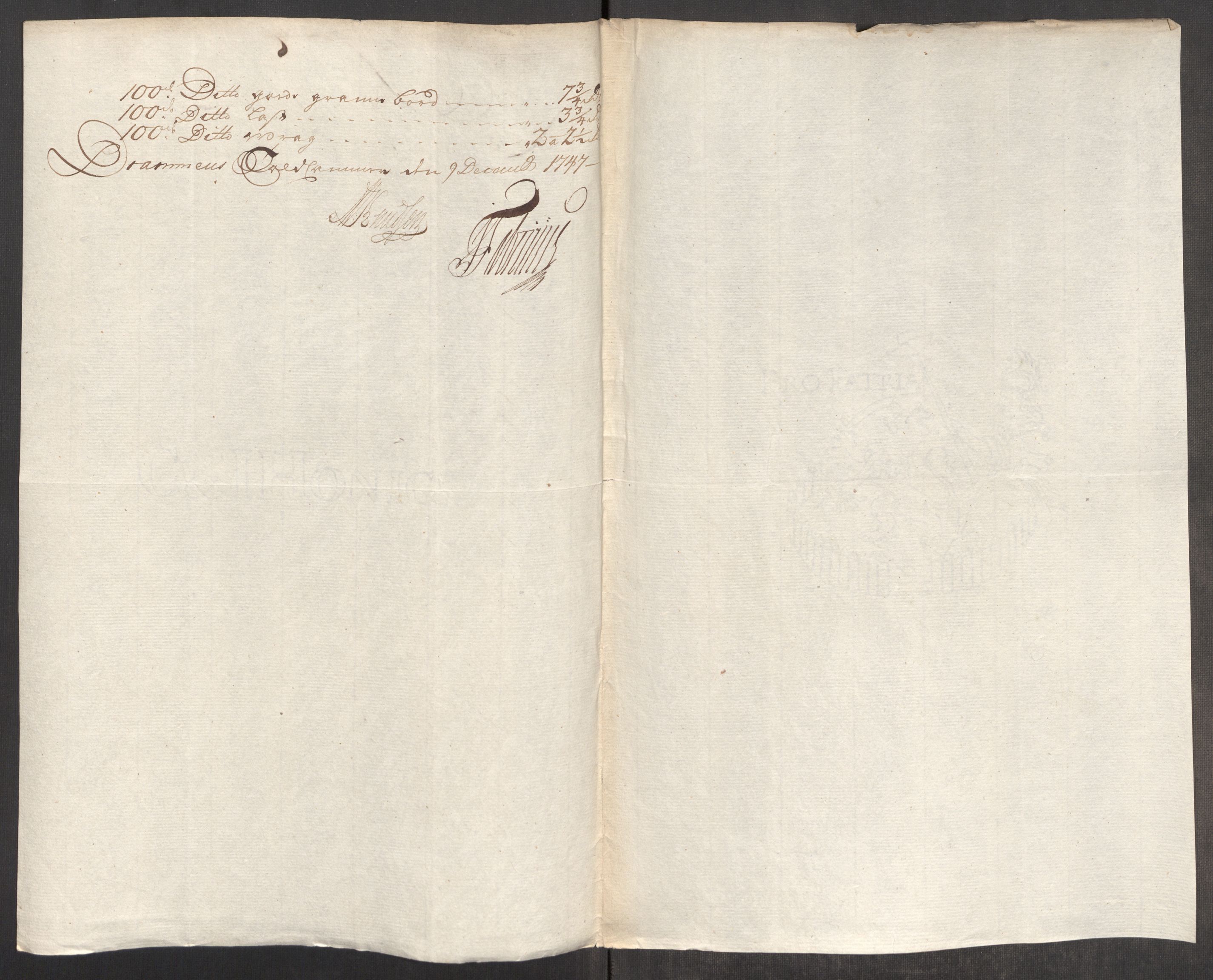 Rentekammeret inntil 1814, Realistisk ordnet avdeling, AV/RA-EA-4070/Oe/L0003: [Ø1]: Priskuranter, 1745-1748, s. 533