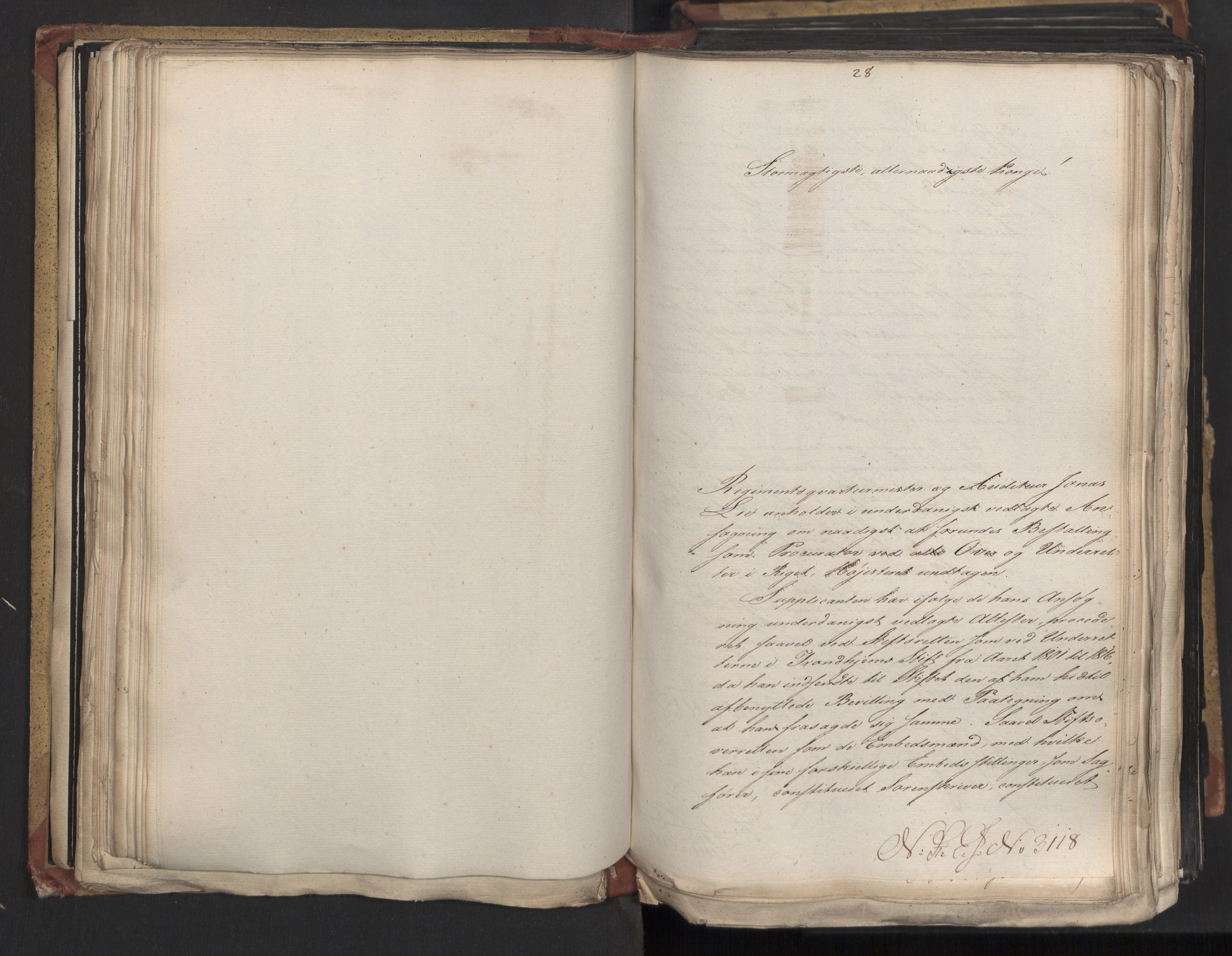 Statsrådsavdelingen i Stockholm, AV/RA-S-1003/D/Da/L0015: Regjeringsinnstillinger nr. 3058-3300, 1818, s. 139