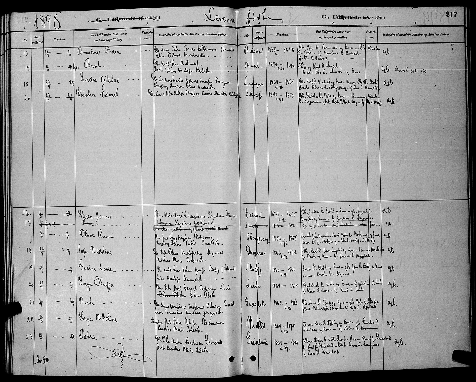 Ministerialprotokoller, klokkerbøker og fødselsregistre - Møre og Romsdal, AV/SAT-A-1454/524/L0365: Klokkerbok nr. 524C06, 1880-1899, s. 217