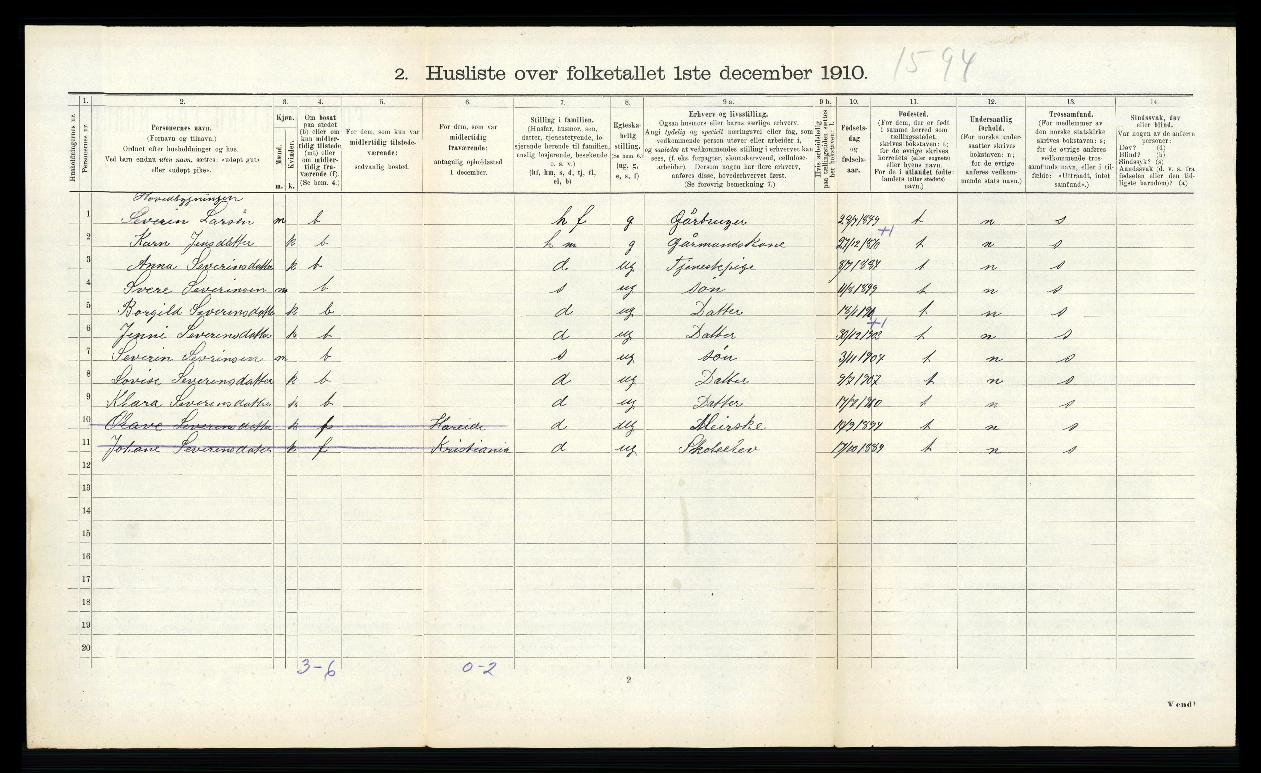 RA, Folketelling 1910 for 1528 Sykkylven herred, 1910, s. 604