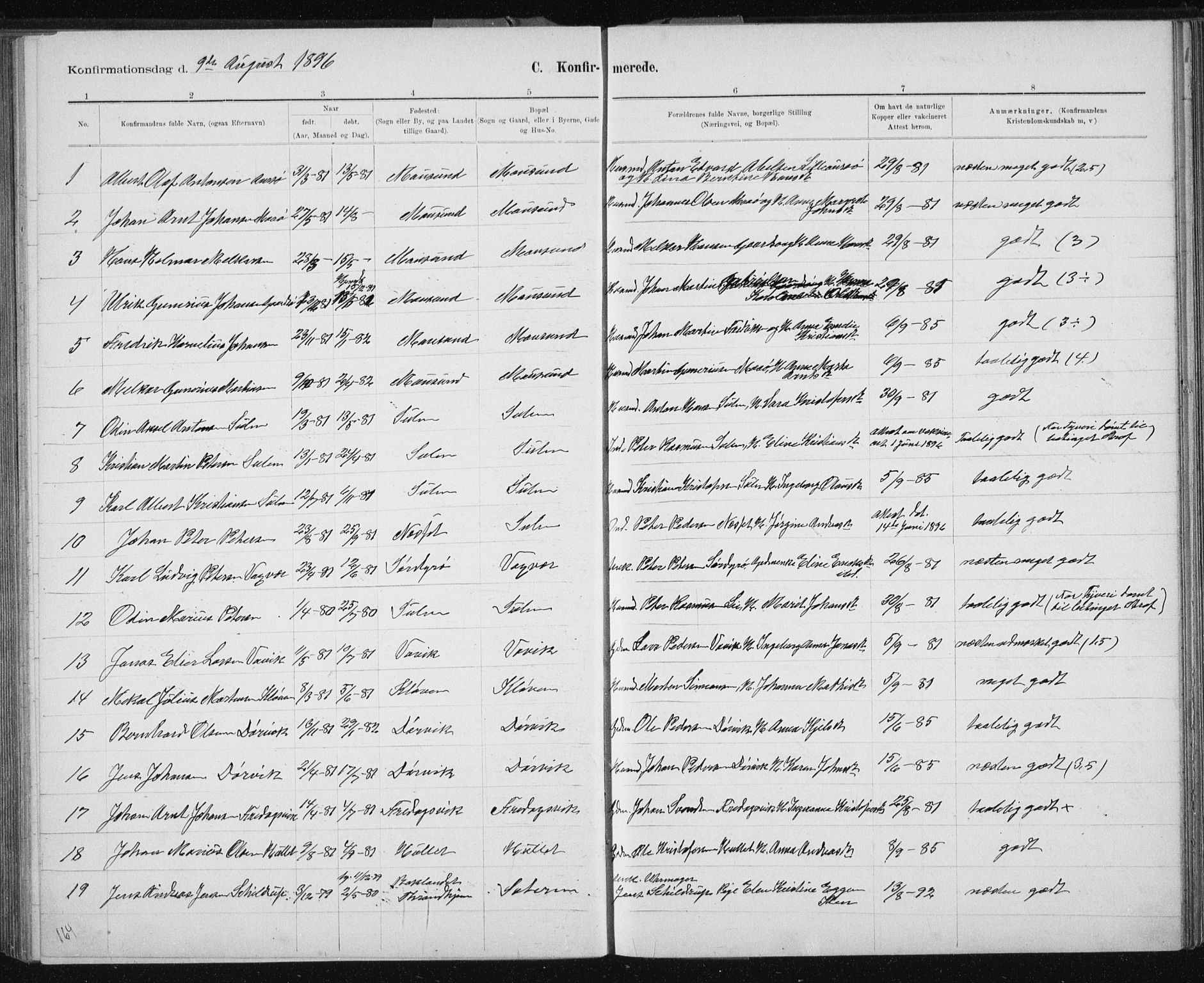 Ministerialprotokoller, klokkerbøker og fødselsregistre - Sør-Trøndelag, SAT/A-1456/640/L0586: Klokkerbok nr. 640C03b, 1891-1908