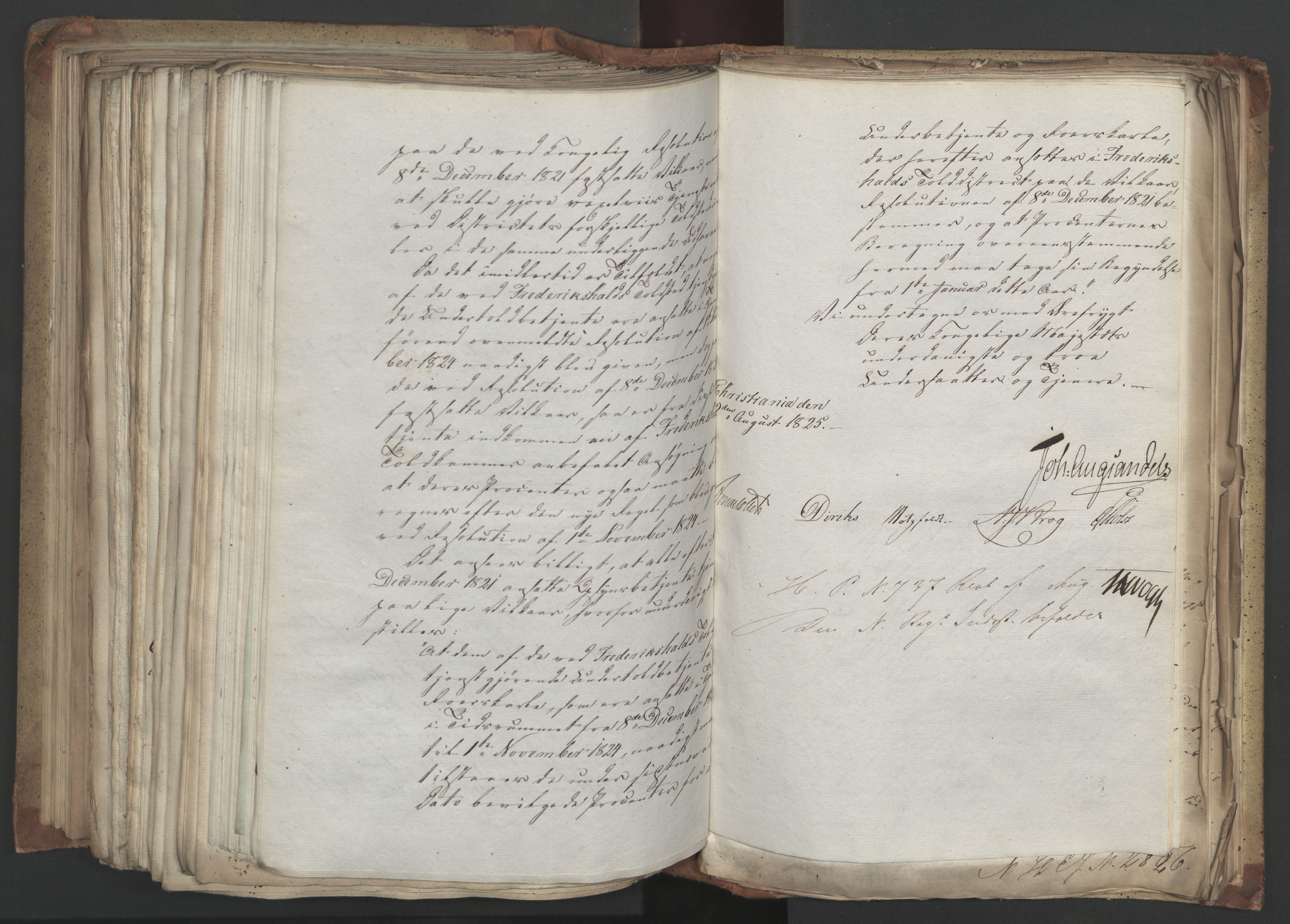 Statsrådsavdelingen i Stockholm, AV/RA-S-1003/D/Da/L0043: Regjeringsinnstillinger nr. 2706-2845, 1825, s. 375