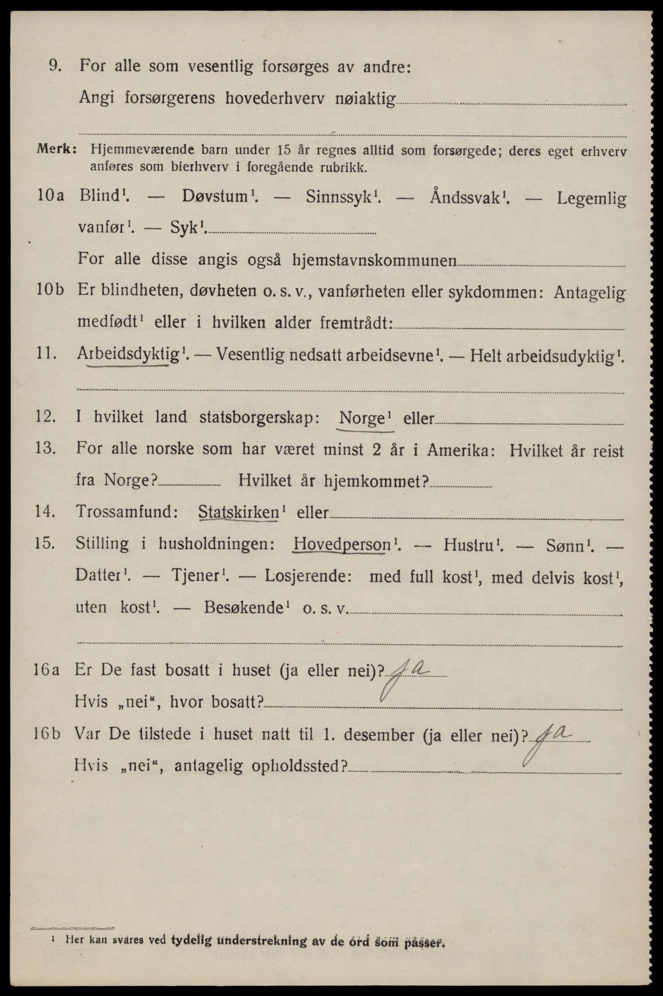 SAST, Folketelling 1920 for 1147 Avaldsnes herred, 1920, s. 1650