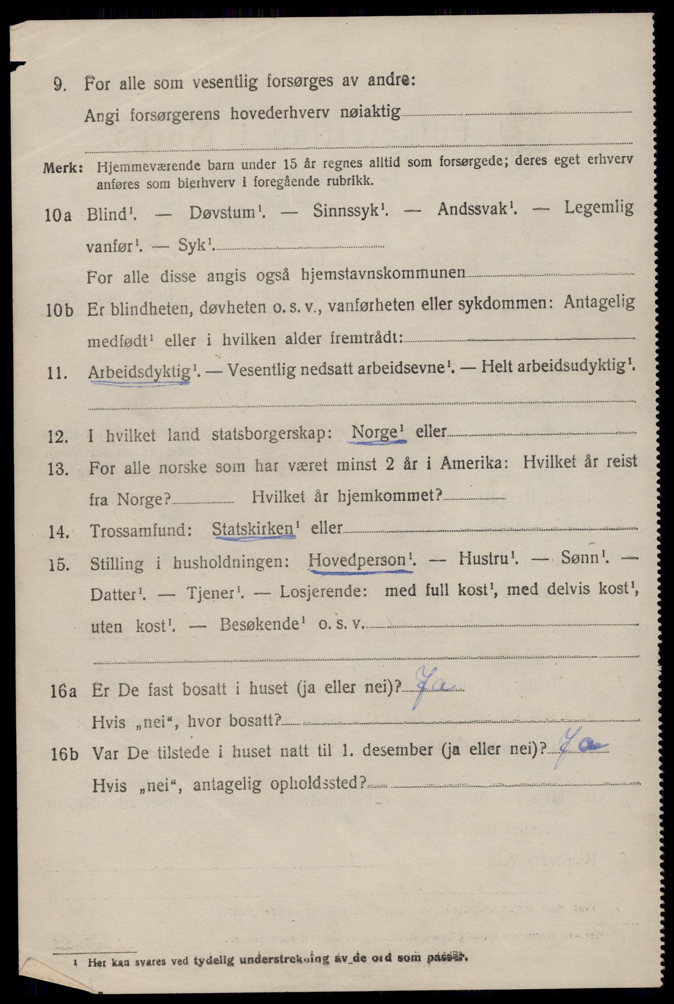 SAST, Folketelling 1920 for 1126 Hetland herred, 1920, s. 11140