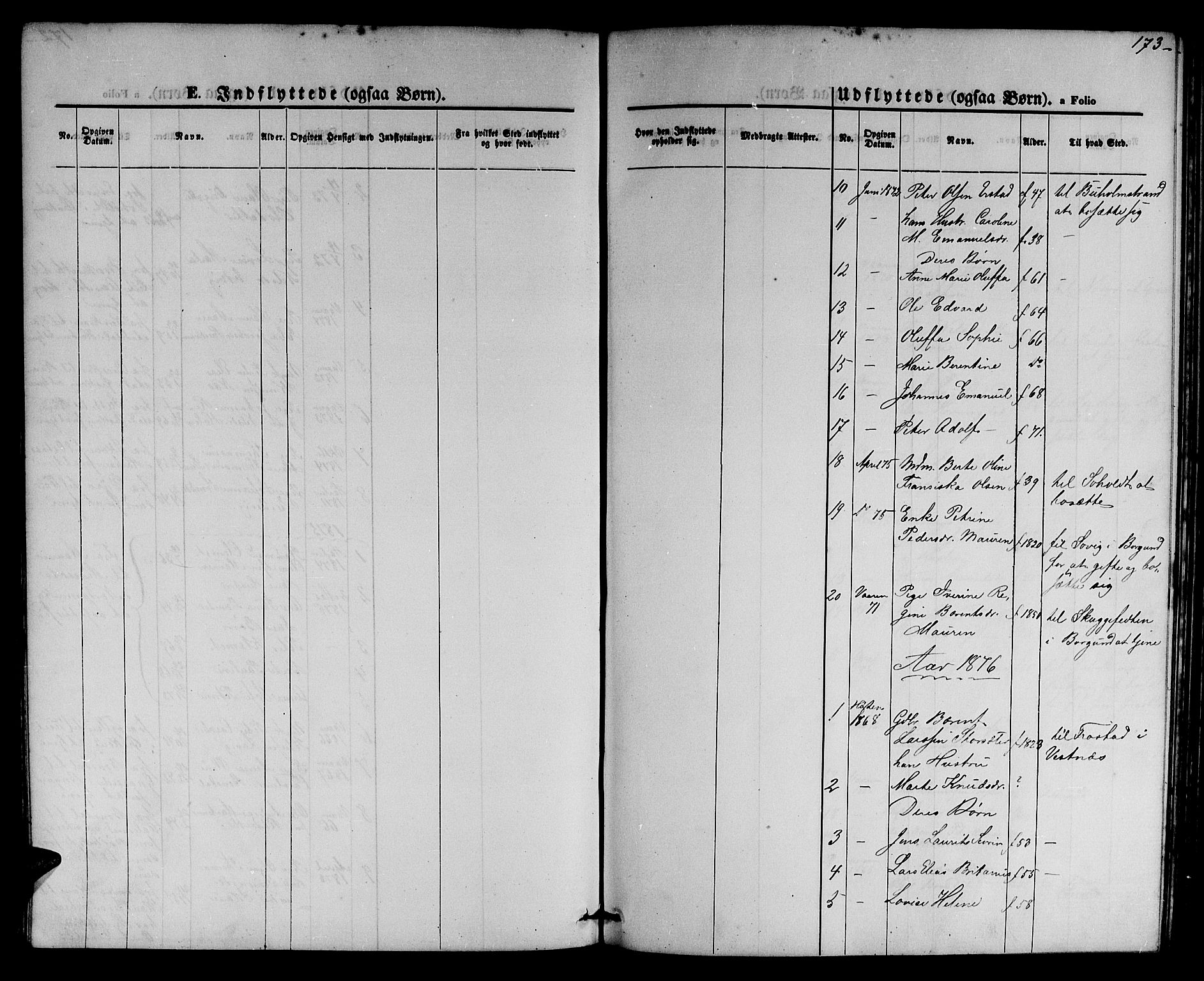 Ministerialprotokoller, klokkerbøker og fødselsregistre - Møre og Romsdal, AV/SAT-A-1454/524/L0364: Klokkerbok nr. 524C05, 1865-1879, s. 173