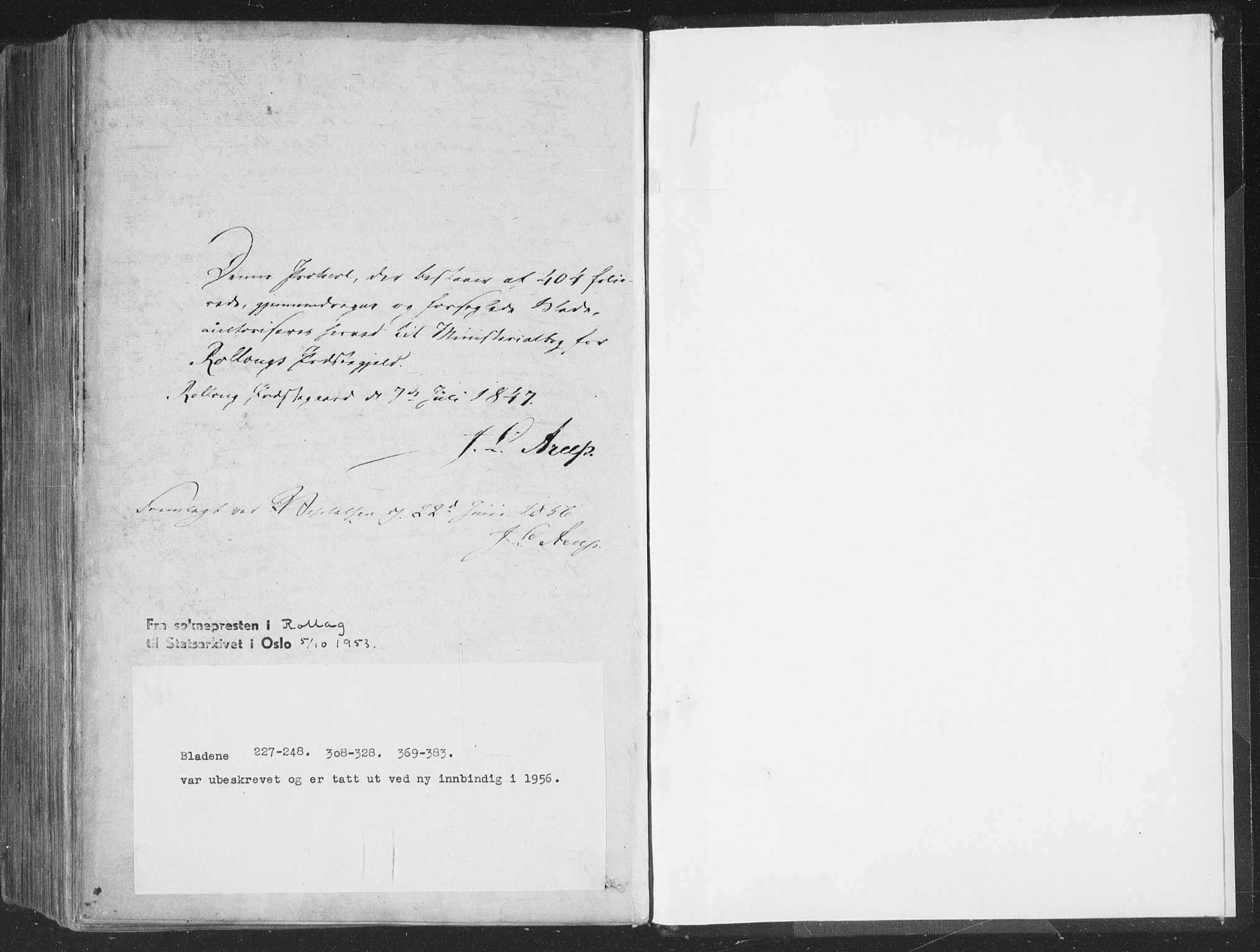 Rollag kirkebøker, SAKO/A-240/F/Fa/L0008: Ministerialbok nr. I 8, 1847-1860