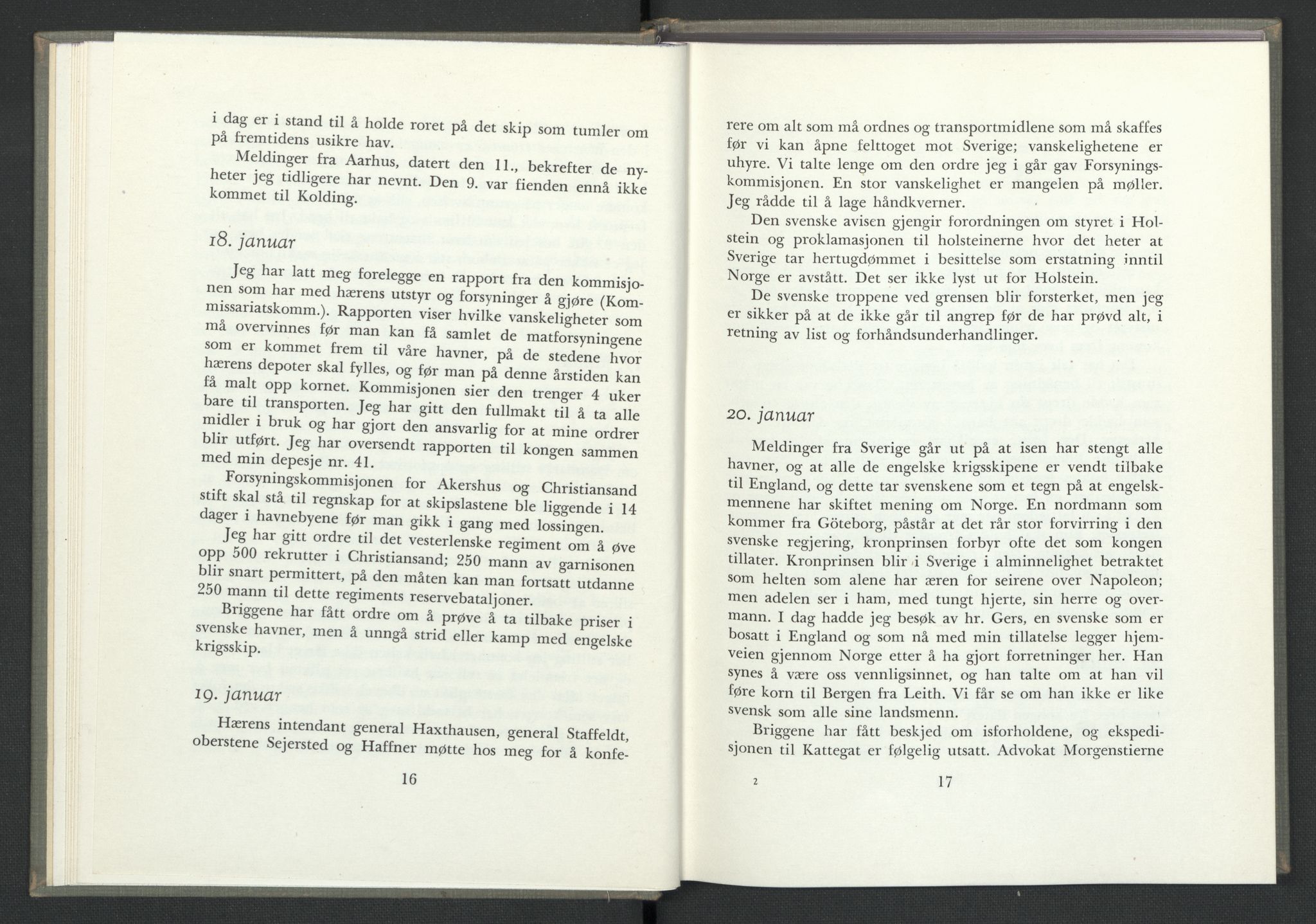 Andre publikasjoner, PUBL/PUBL-999/0003/0002: Christian Frederiks dagbok fra 1814 (1954), 1814, s. 12