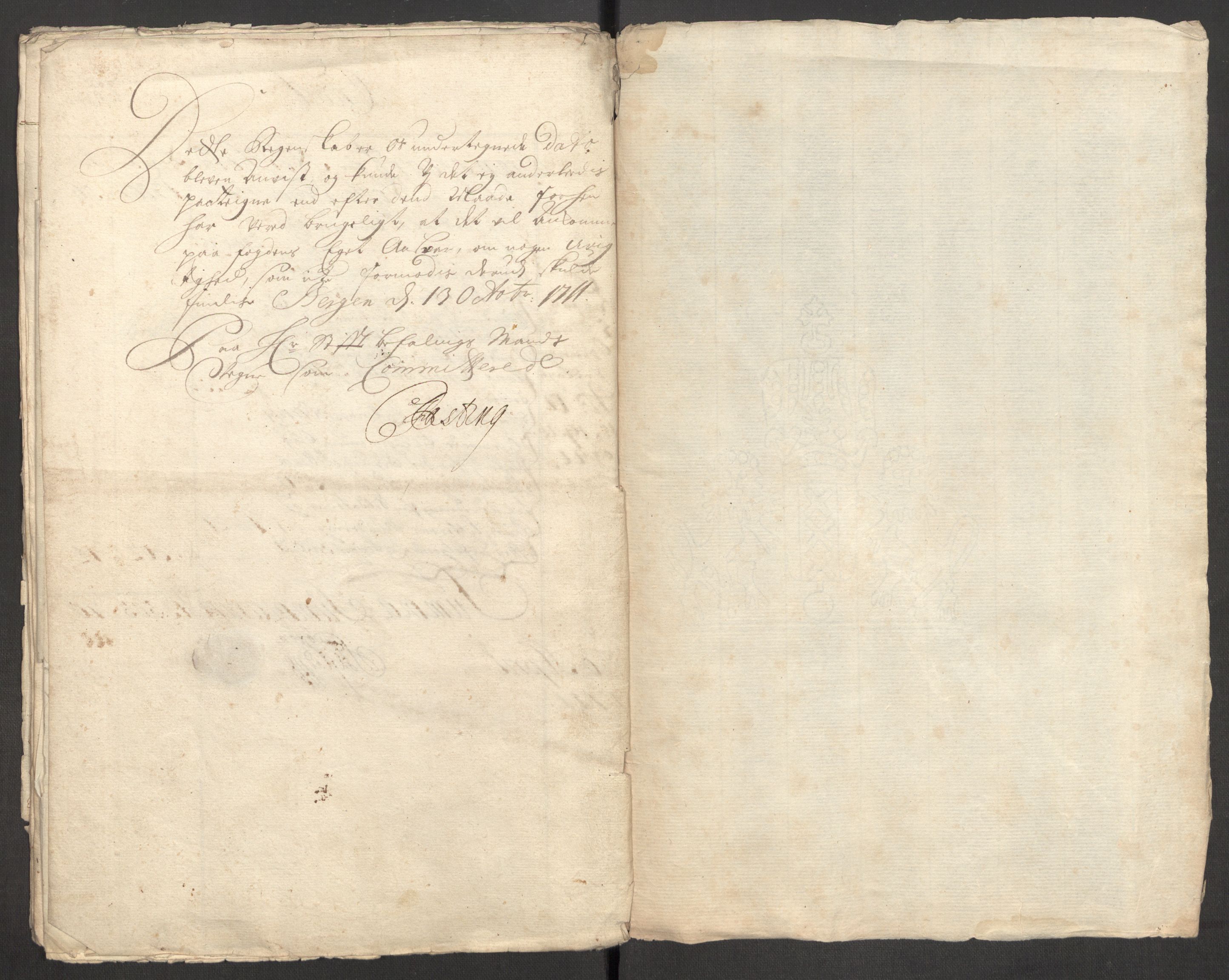 Rentekammeret inntil 1814, Reviderte regnskaper, Fogderegnskap, AV/RA-EA-4092/R51/L3191: Fogderegnskap Nordhordland og Voss, 1710, s. 28