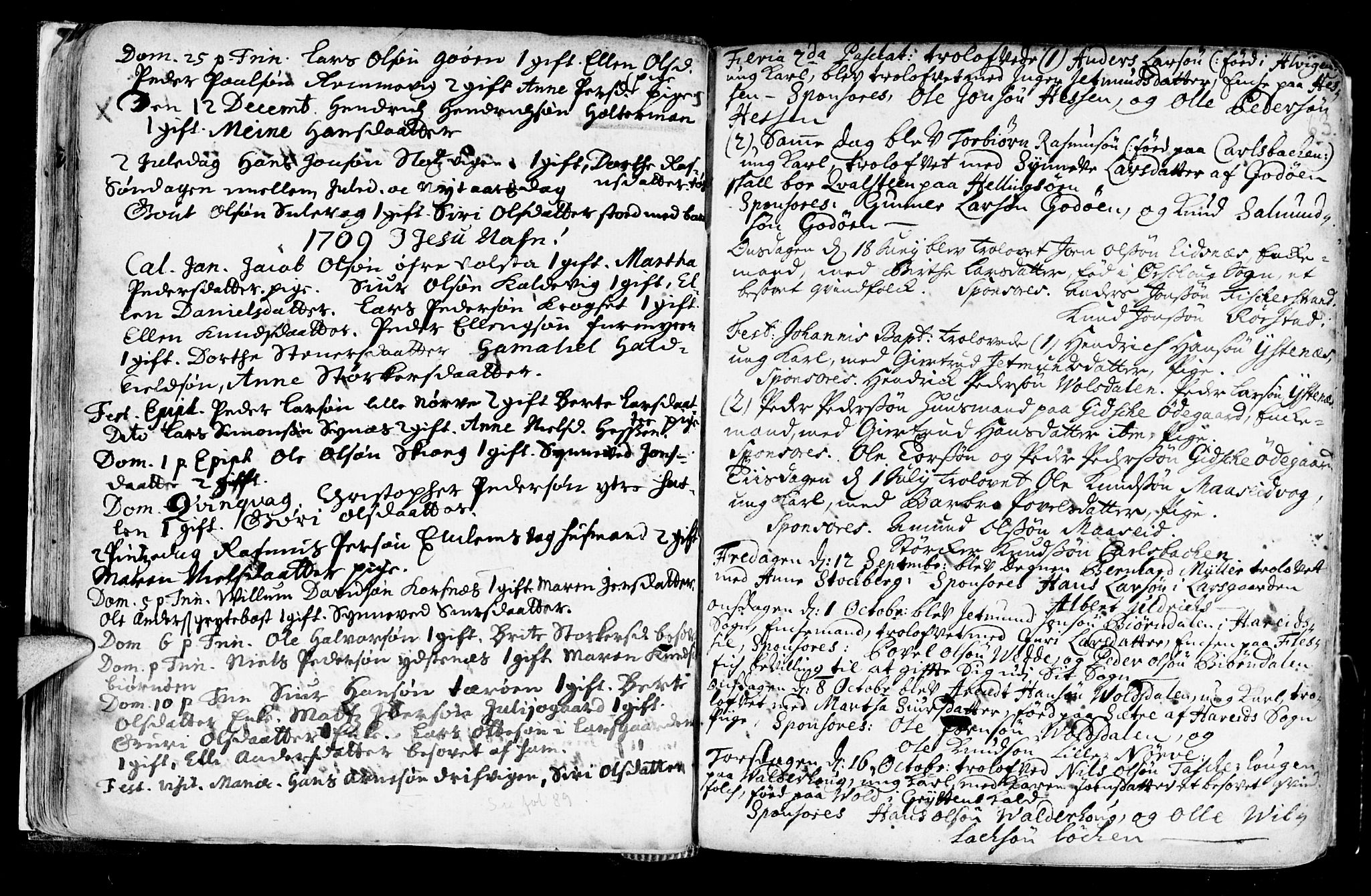 Ministerialprotokoller, klokkerbøker og fødselsregistre - Møre og Romsdal, AV/SAT-A-1454/528/L0390: Ministerialbok nr. 528A01, 1698-1739, s. 62-63