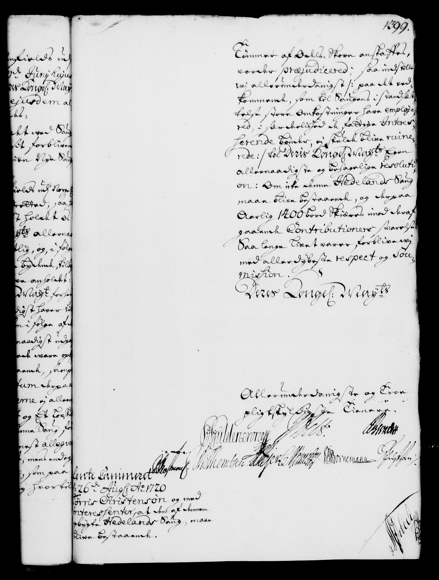 Rentekammeret, Kammerkanselliet, RA/EA-3111/G/Gf/Gfa/L0003: Norsk relasjons- og resolusjonsprotokoll (merket RK 52.3), 1720, s. 373
