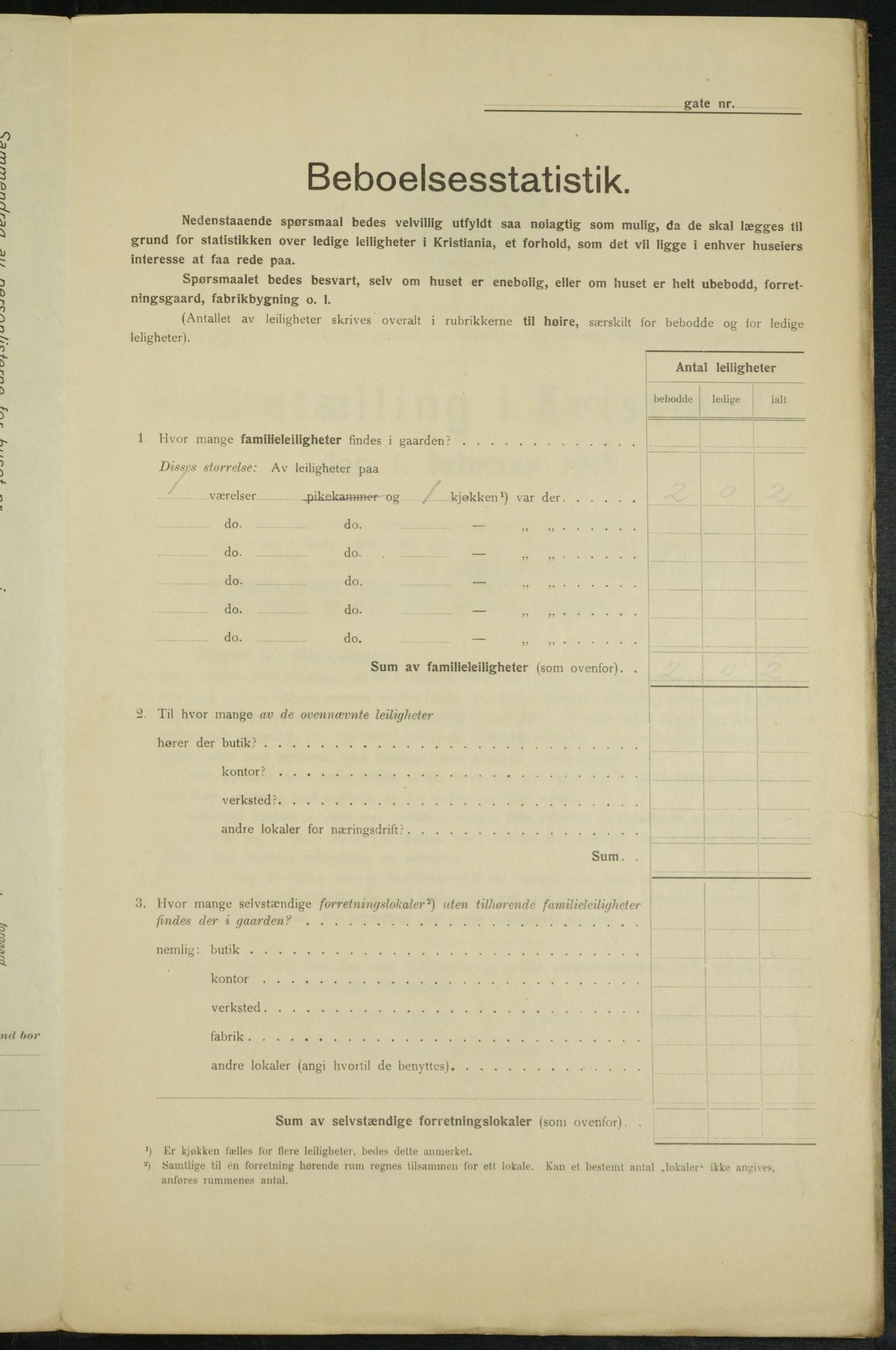 OBA, Kommunal folketelling 1.2.1915 for Kristiania, 1915, s. 23838