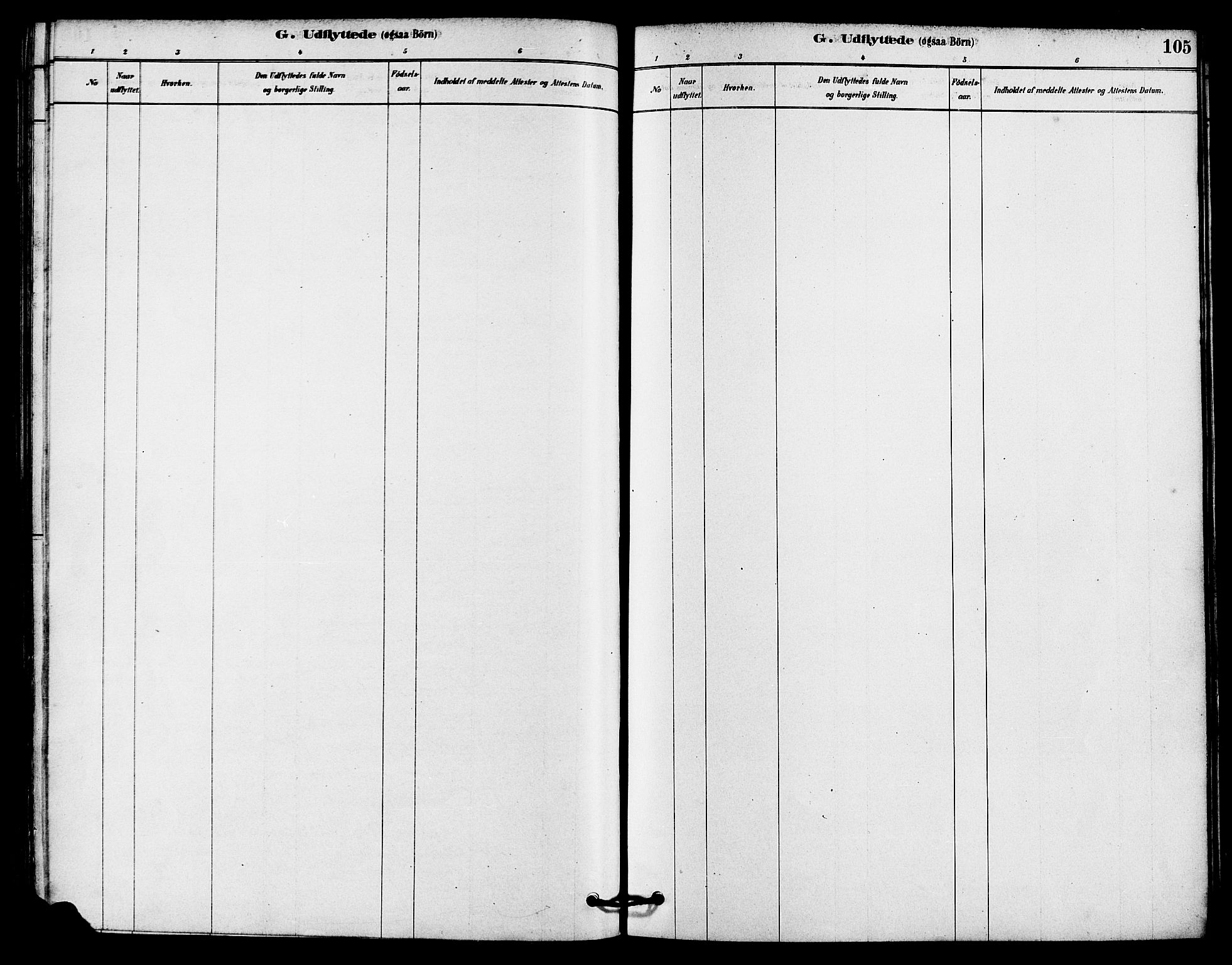 Haugesund sokneprestkontor, SAST/A -101863/H/Ha/Haa/L0002: Ministerialbok nr. A 2, 1878-1886, s. 105