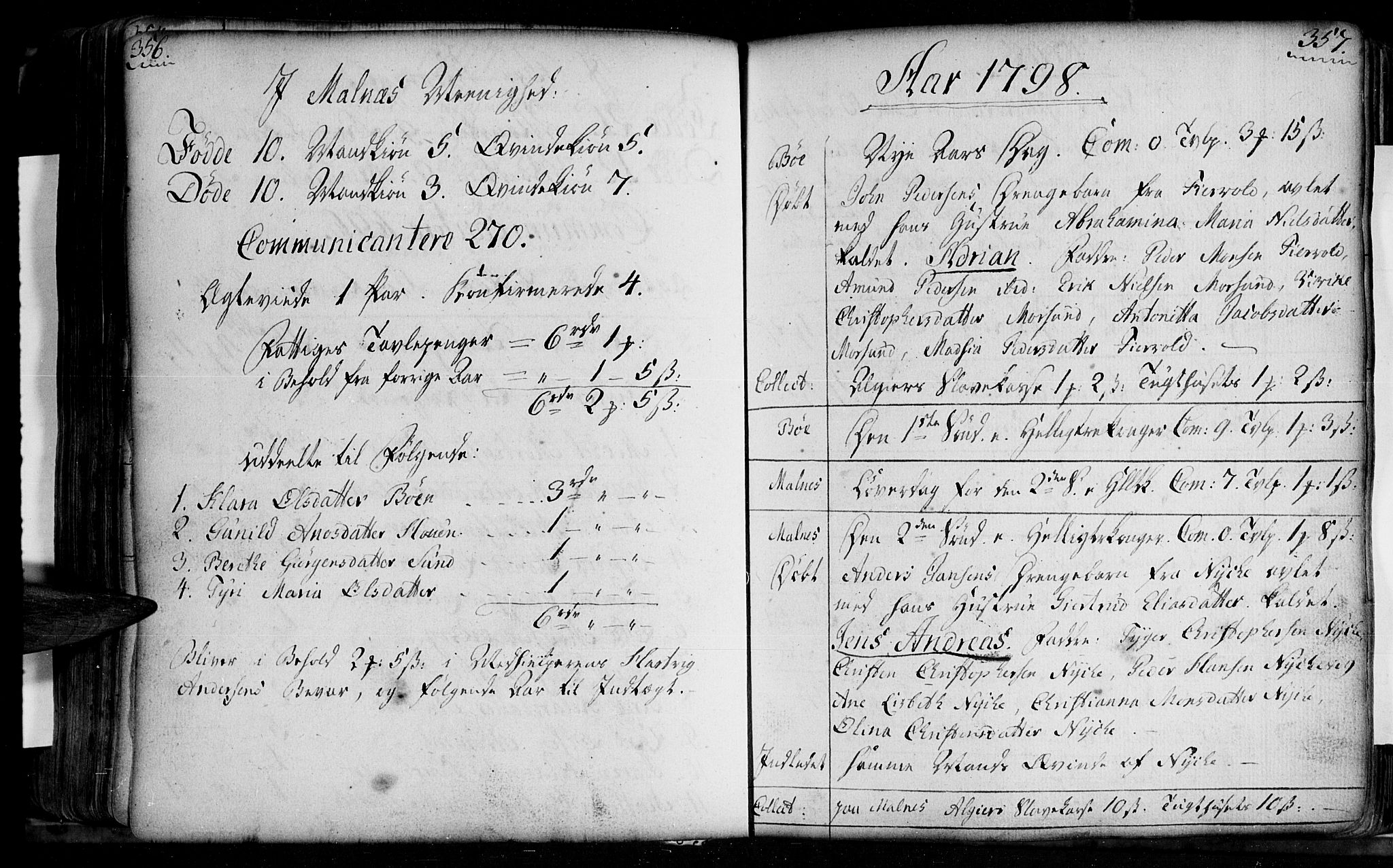 Ministerialprotokoller, klokkerbøker og fødselsregistre - Nordland, AV/SAT-A-1459/891/L1297: Ministerialbok nr. 891A02, 1759-1820, s. 456-457