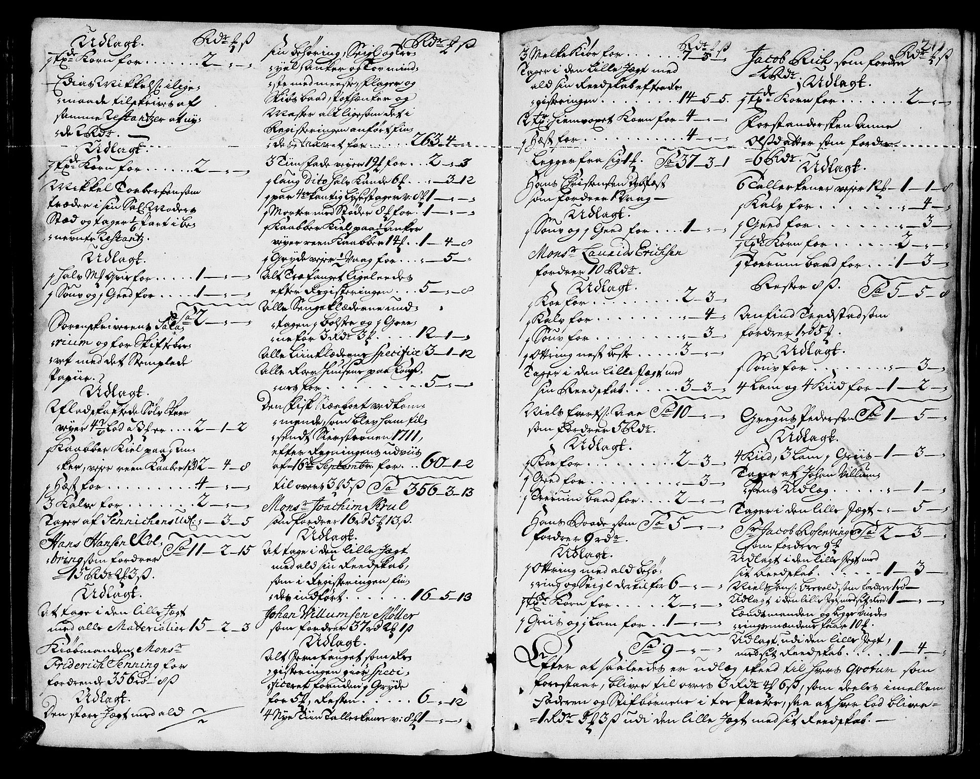 Sorenskriveren i Senja (-1755), SATØ/S-0260, 1706-1712, s. 216b-217a