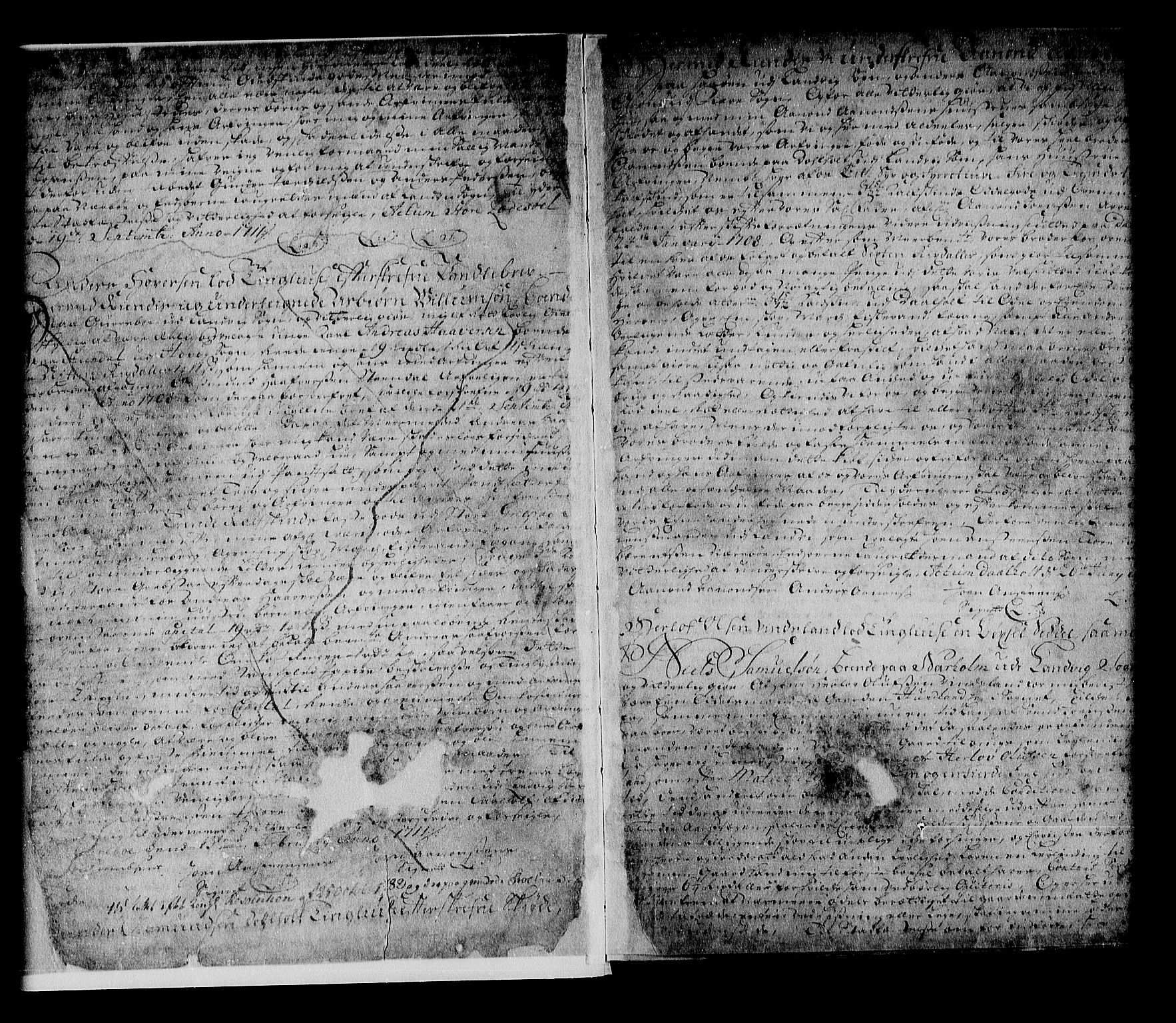 Nedenes sorenskriveri før 1824, SAK/1221-0007/G/Gb/L0003: Pantebok nr. 3, 1711-1721, s. 2
