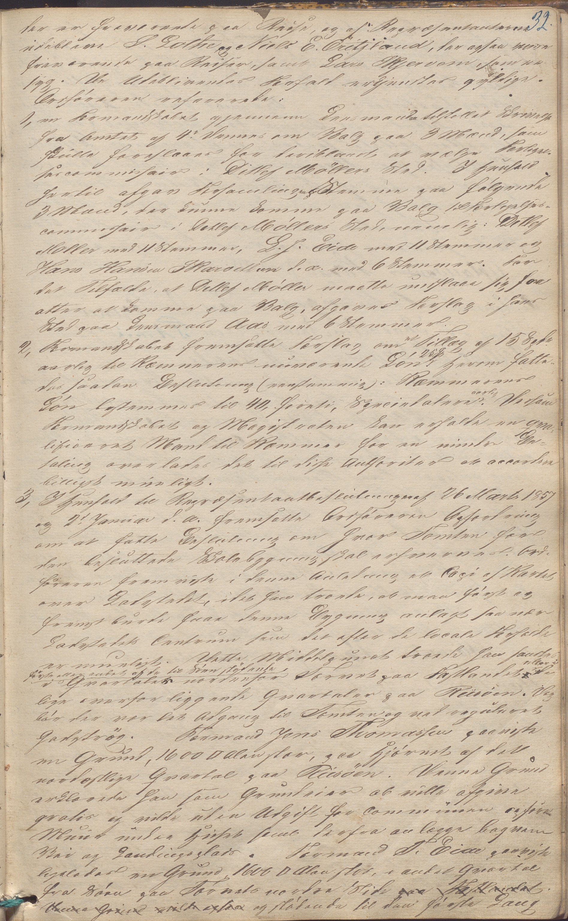 Haugesund kommune - Formannskapet, IKAR/X-0001/A/L0001: Møtebok, 1855-1866, s. 32a